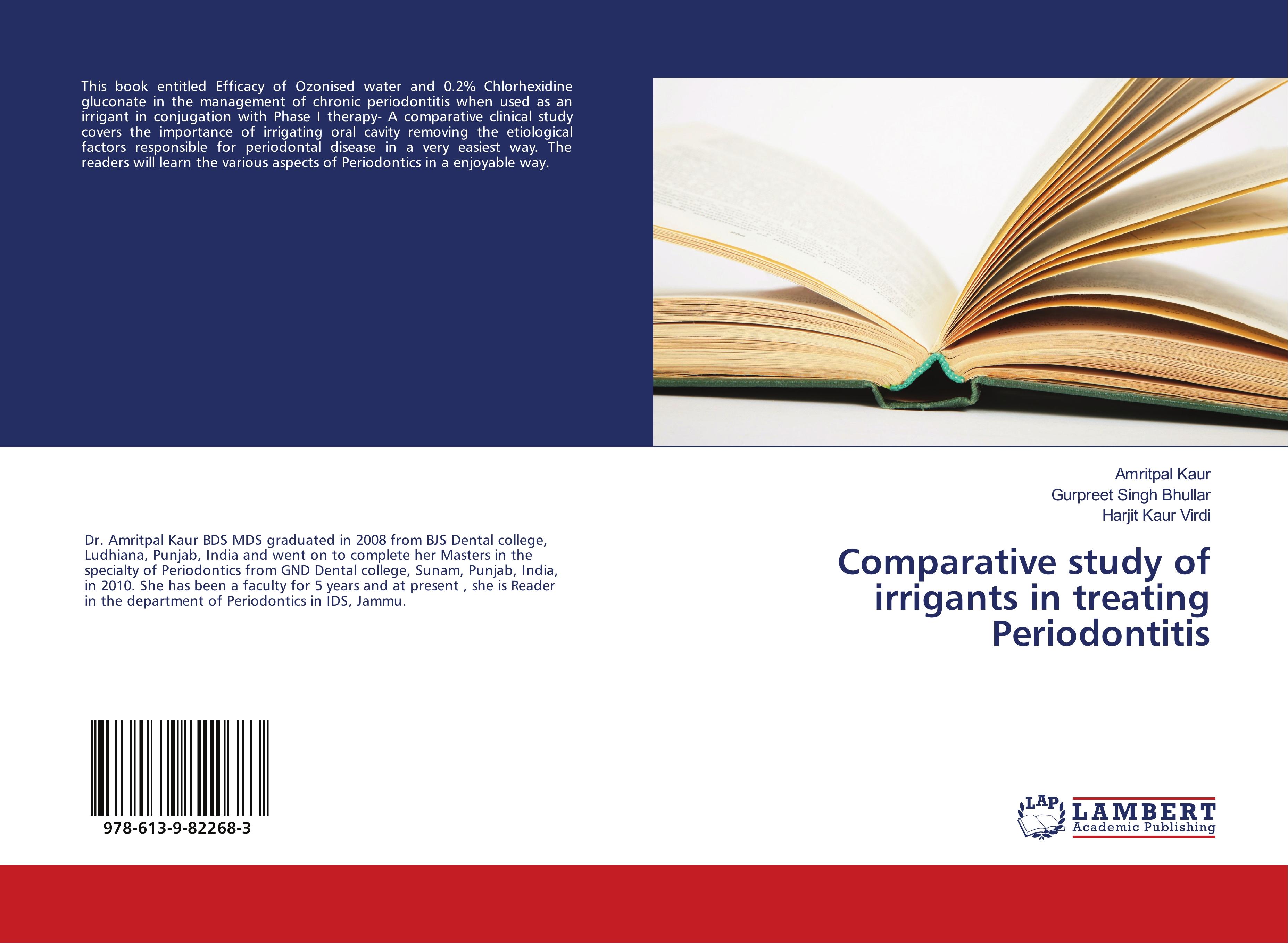 Comparative study of irrigants in treating Periodontitis