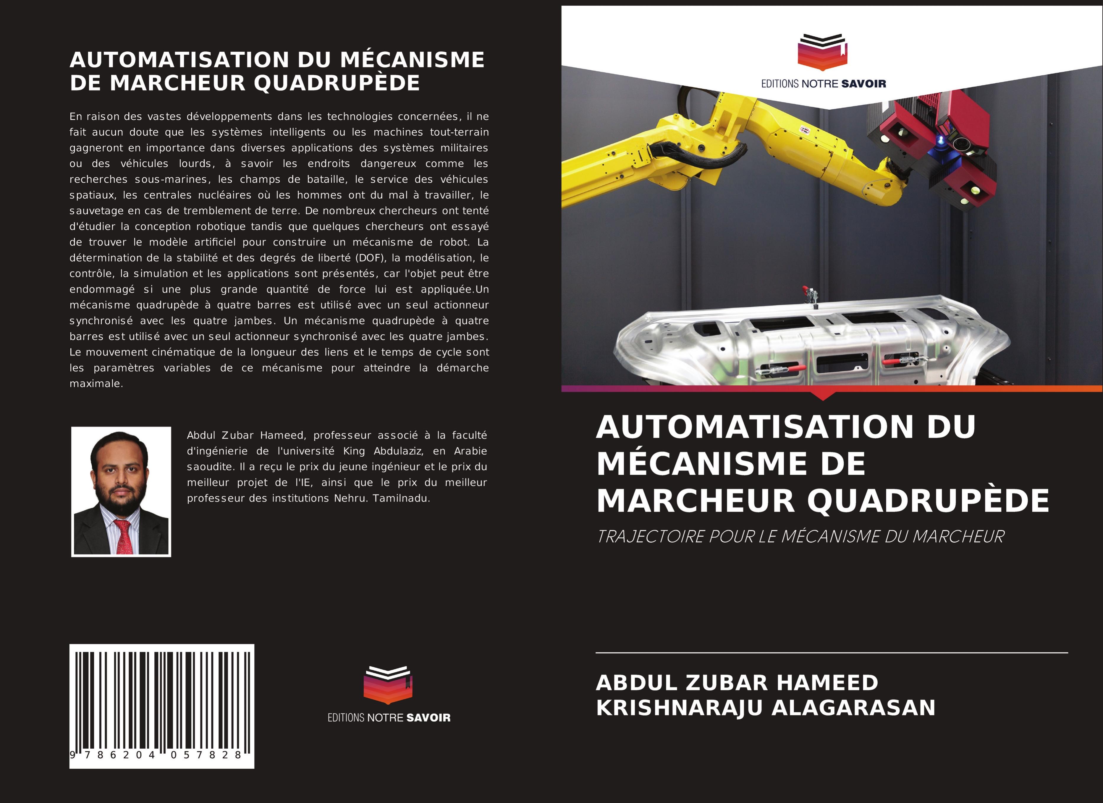 AUTOMATISATION DU MÉCANISME DE MARCHEUR QUADRUPÈDE