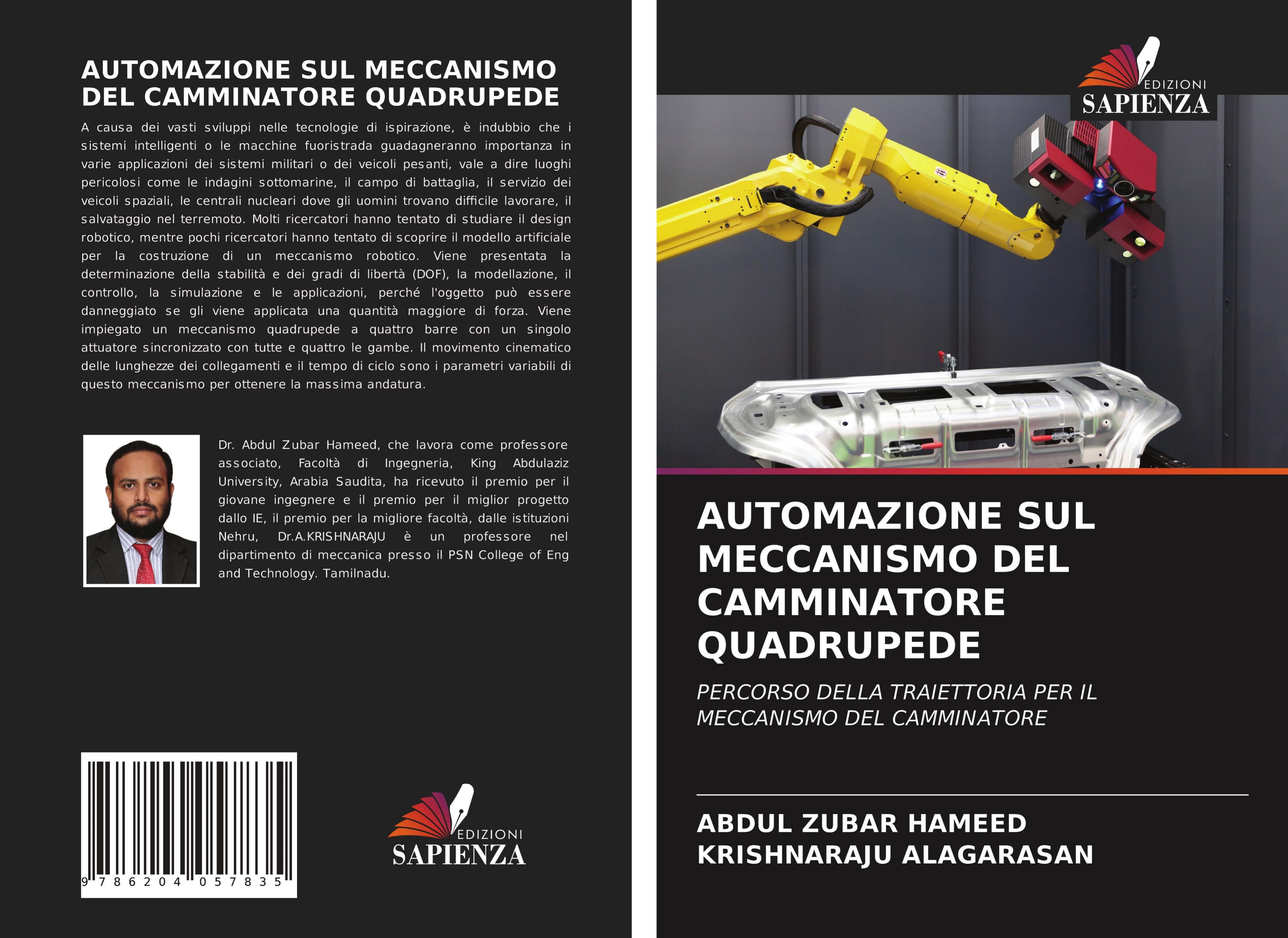 AUTOMAZIONE SUL MECCANISMO DEL CAMMINATORE QUADRUPEDE