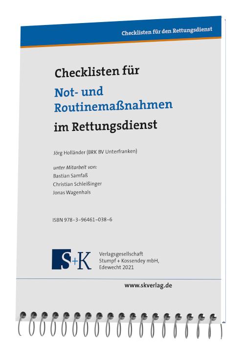 Checklisten für Not- und Routinemaßnahmen im Rettungsdienst