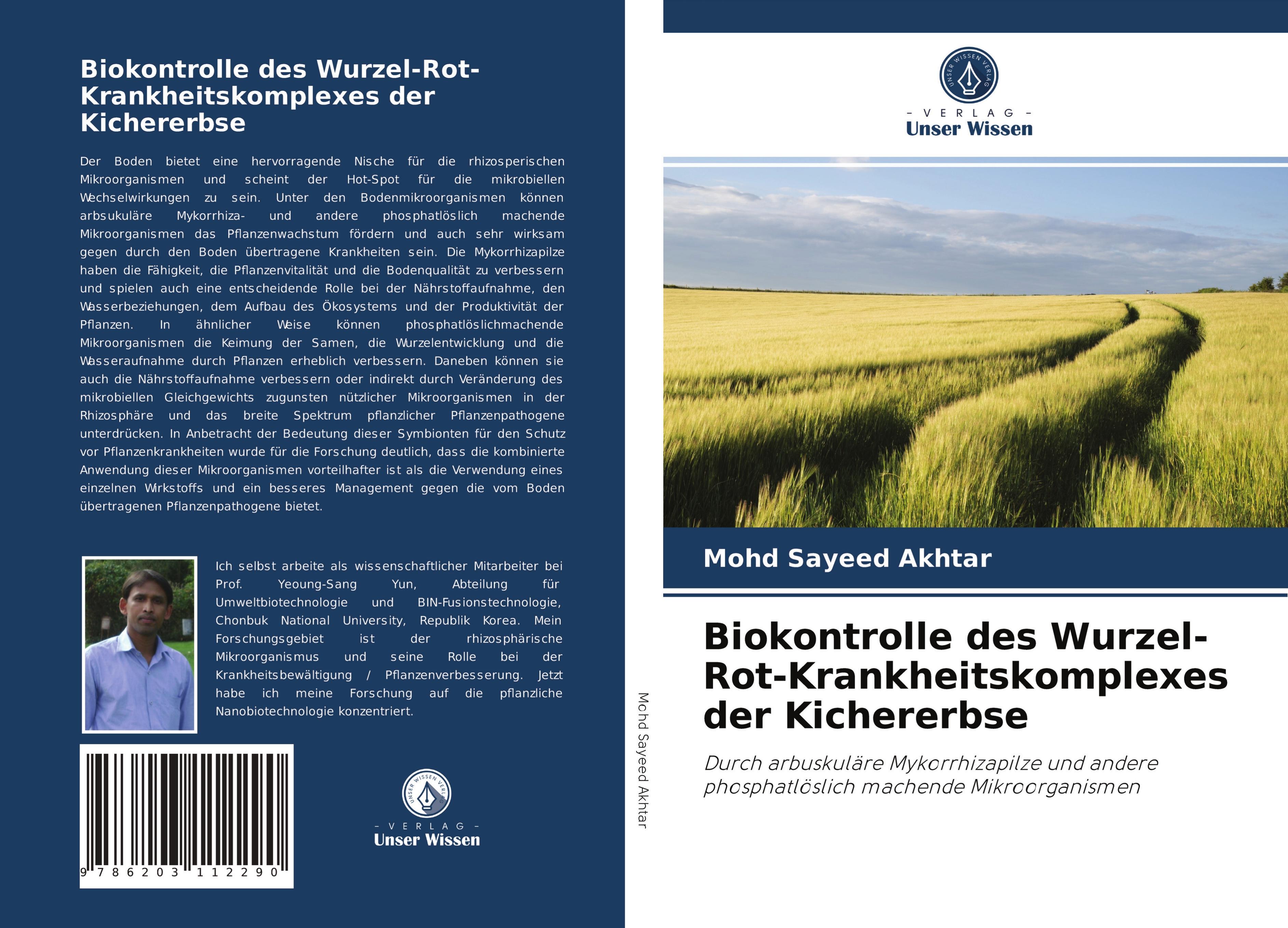 Biokontrolle des Wurzel-Rot-Krankheitskomplexes der Kichererbse