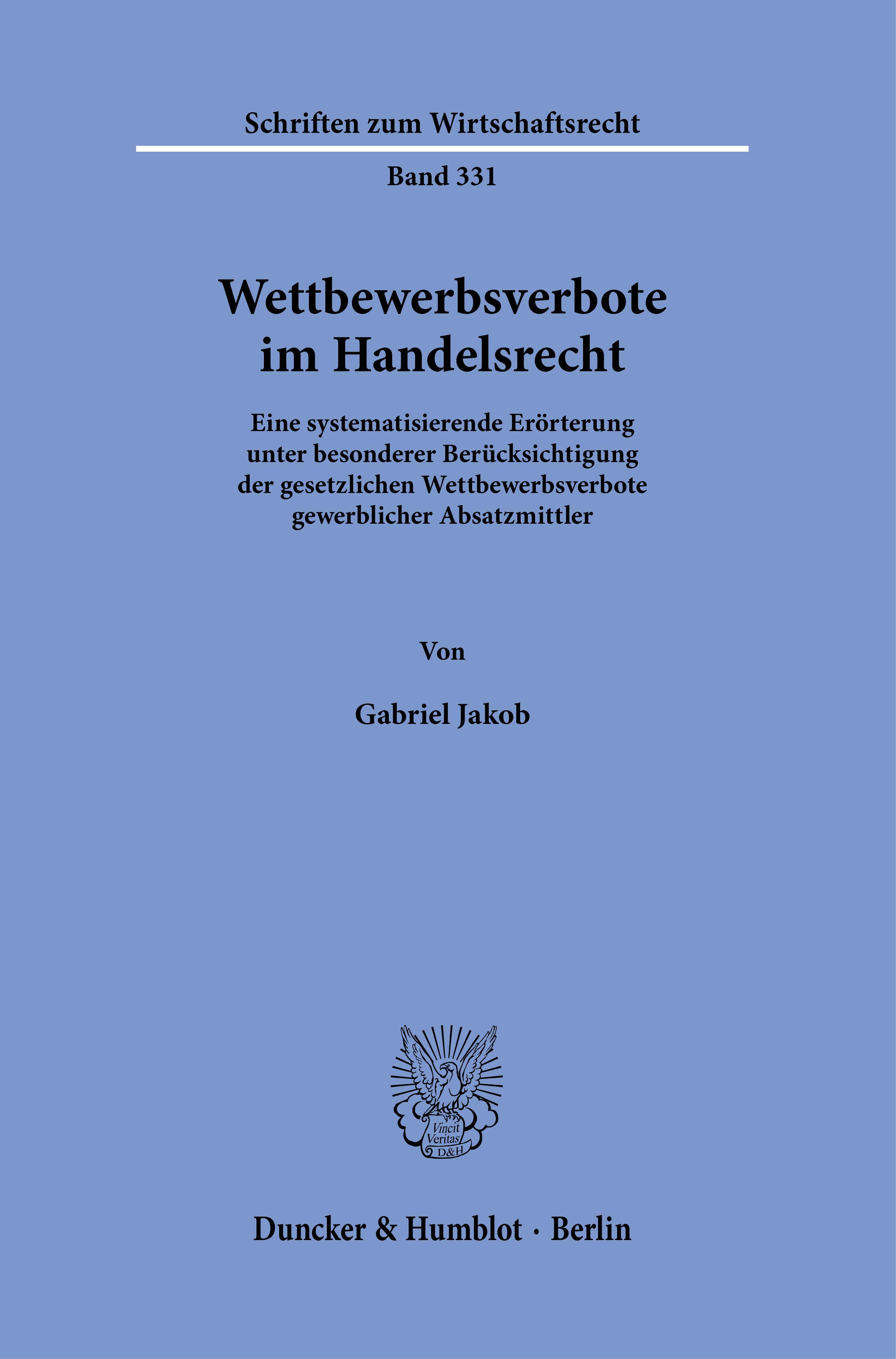 Wettbewerbsverbote im Handelsrecht