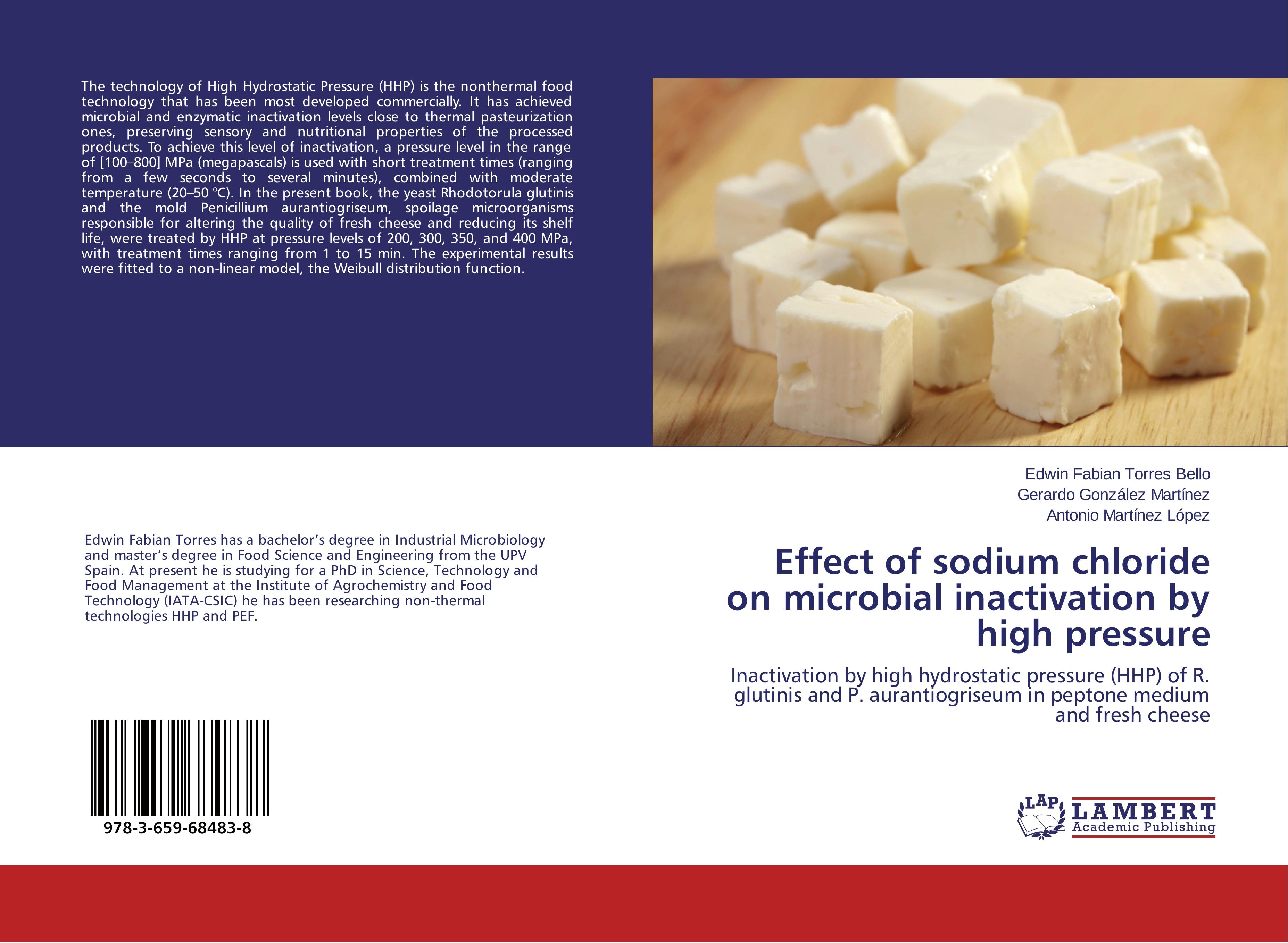 Effect of sodium chloride on microbial inactivation by high pressure