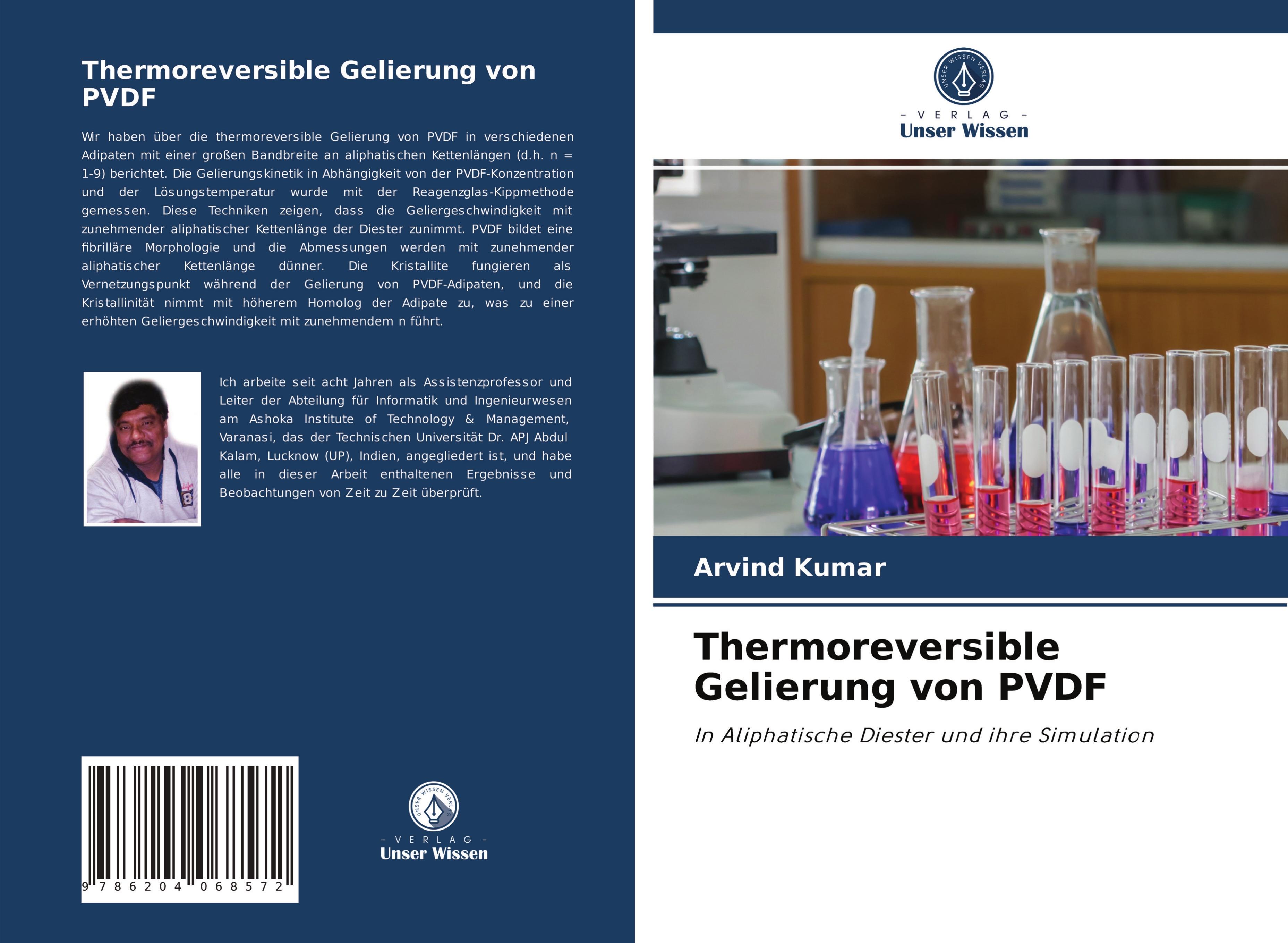 Thermoreversible Gelierung von PVDF