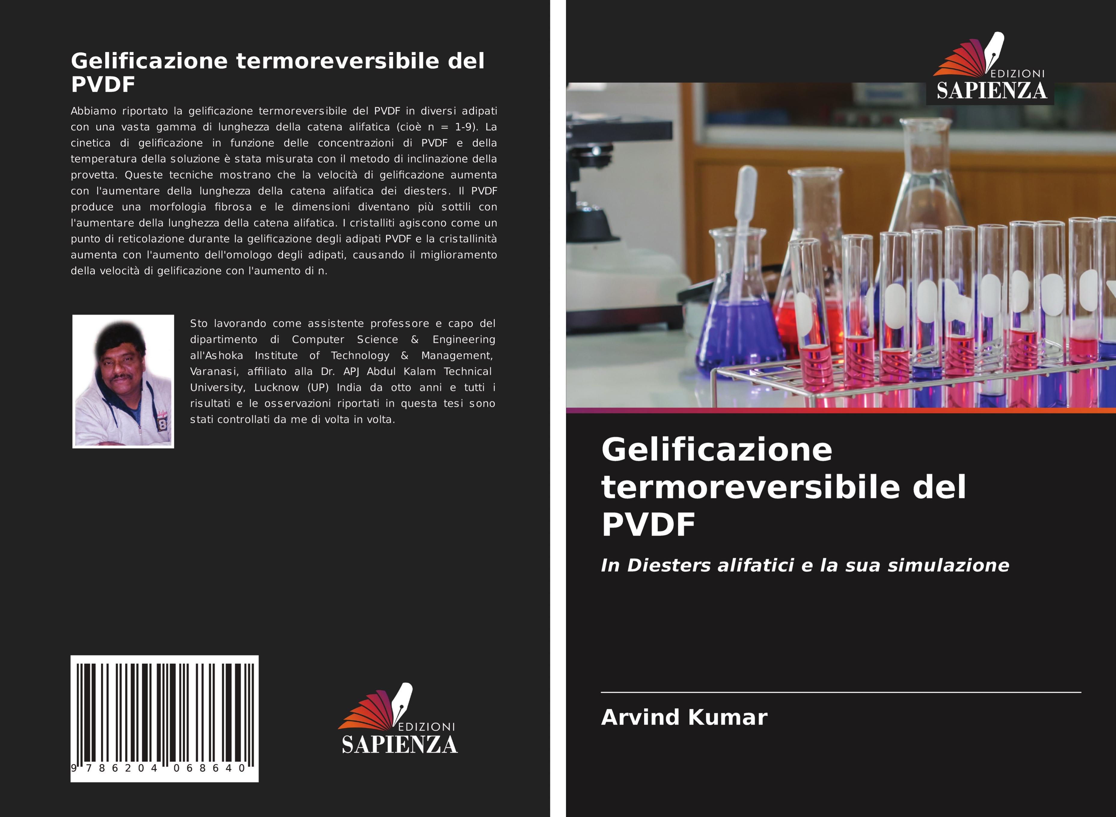 Gelificazione termoreversibile del PVDF