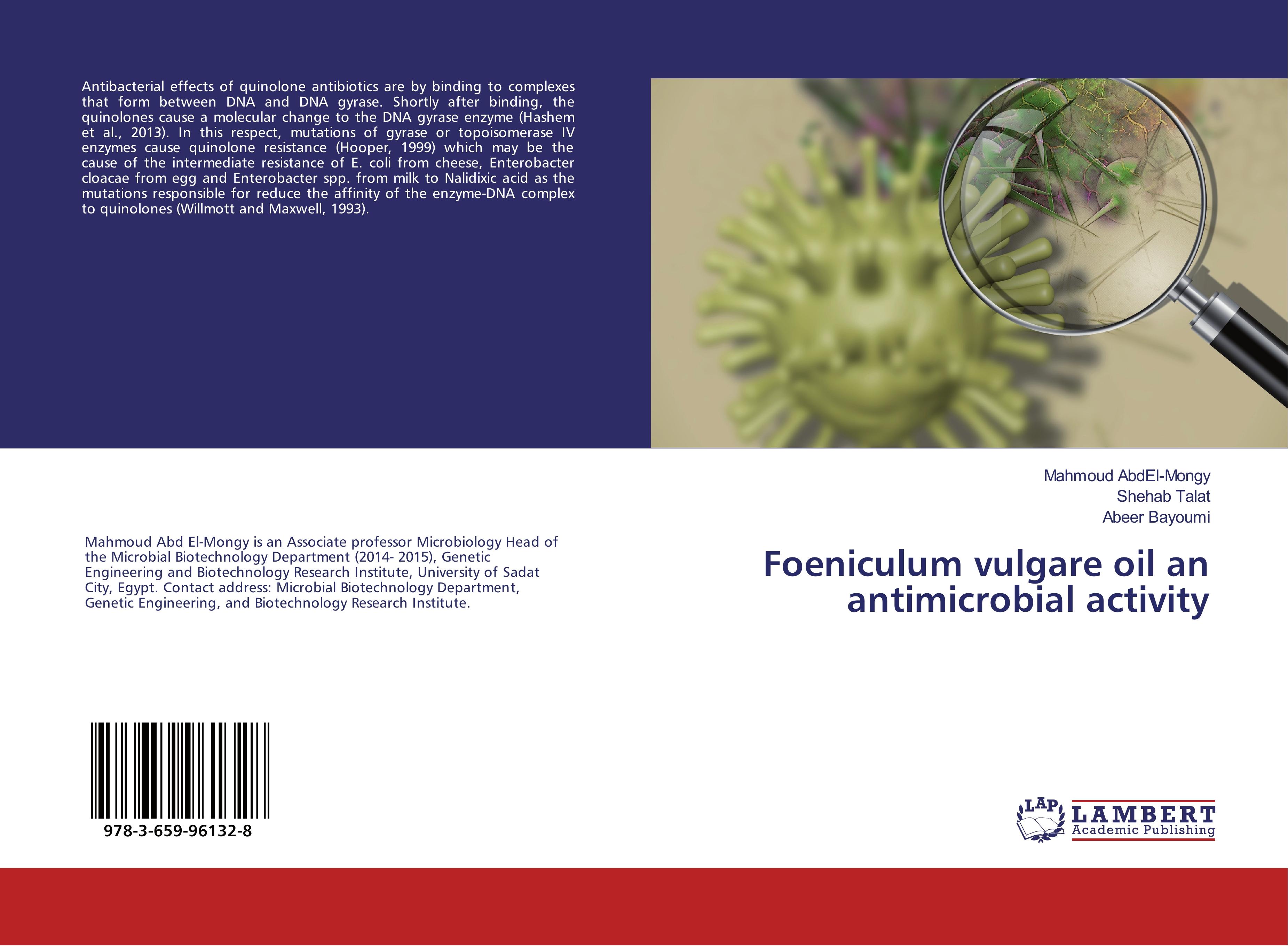 Foeniculum vulgare oil an antimicrobial activity