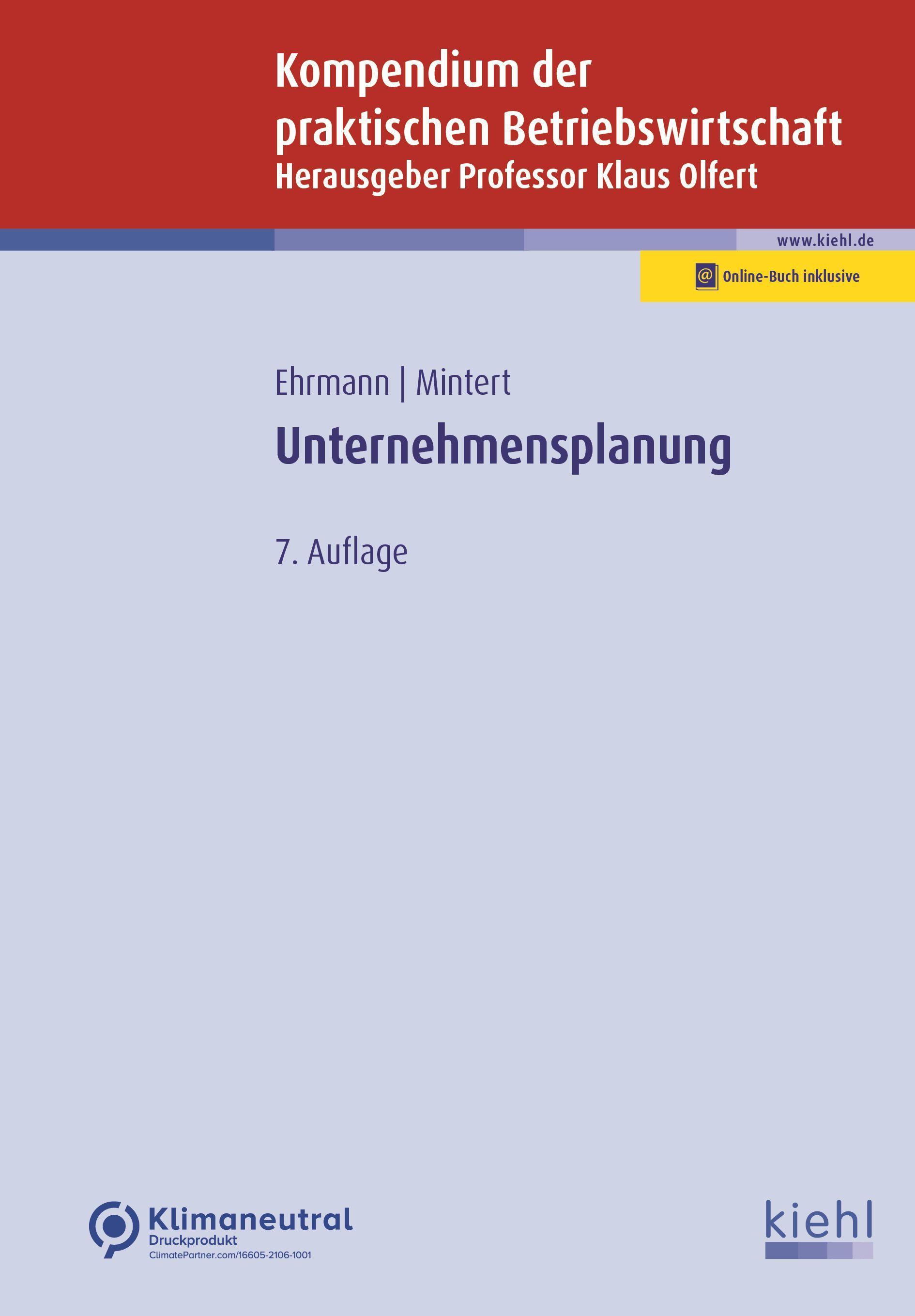 Kompendium der praktischen Betriebswirtschaft: Unternehmensplanung