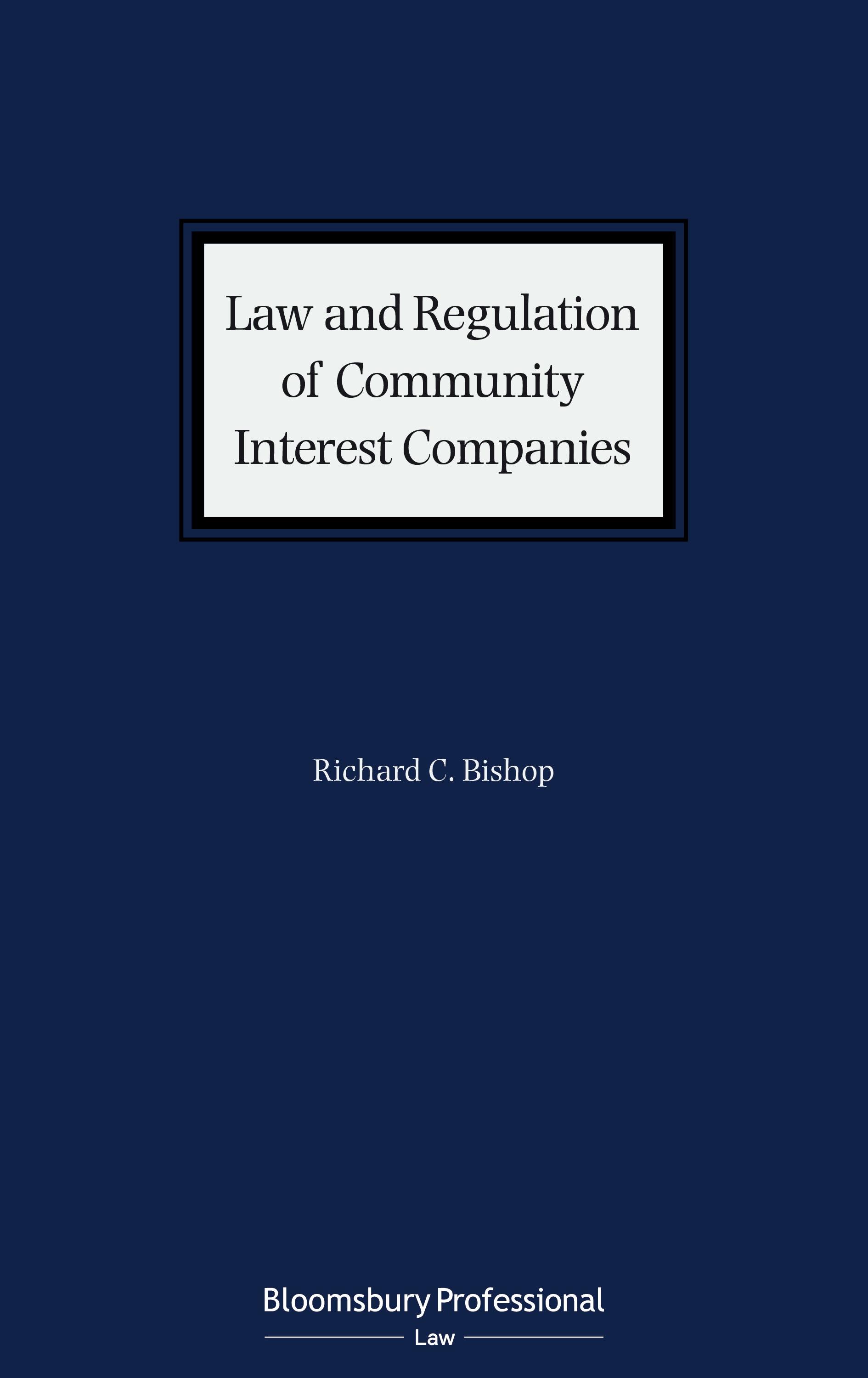 Law and Regulation of Community Interest Companies