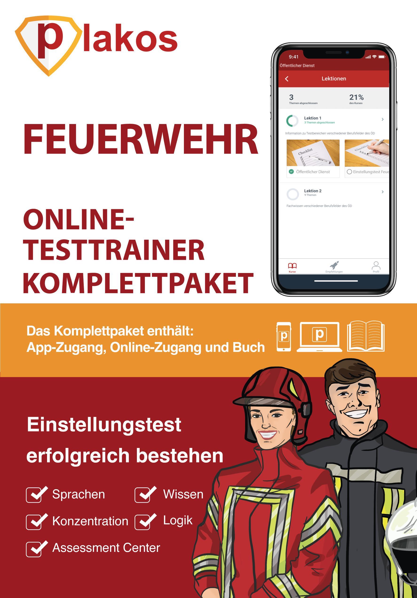 Feuerwehr Einstellungstest Komplettpaket