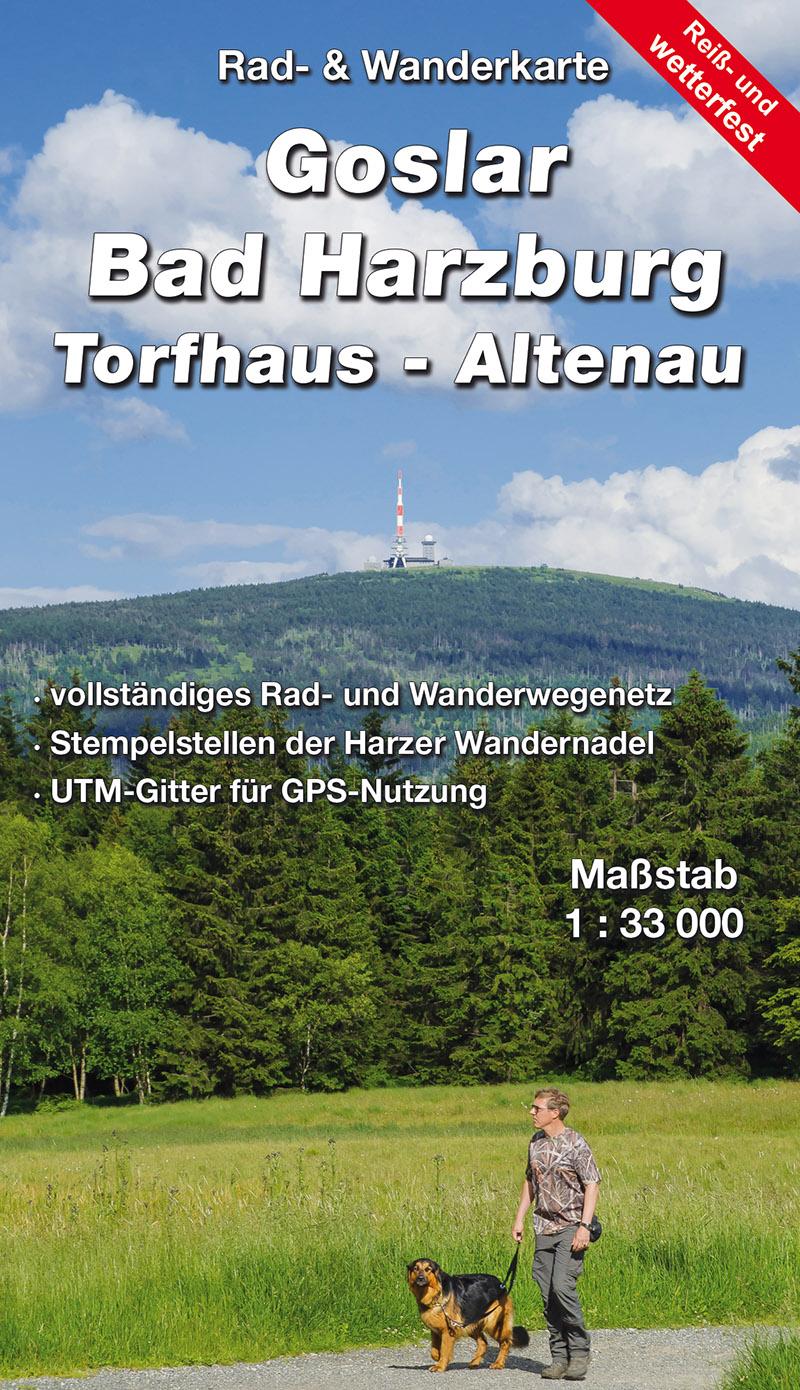 Goslar - Bad Harzburg - Torfhaus - Altenau 1:33 000