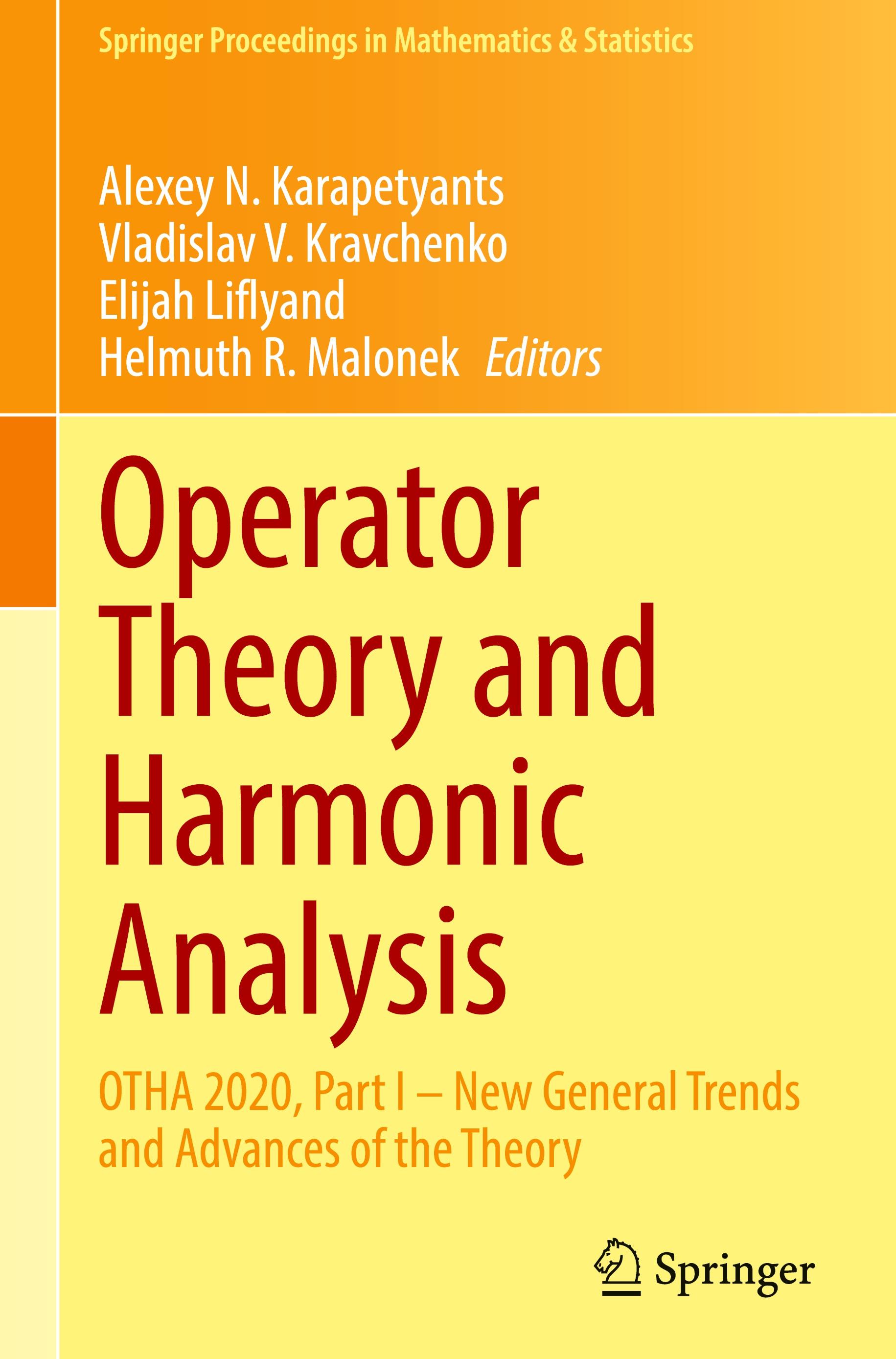 Operator Theory and Harmonic Analysis