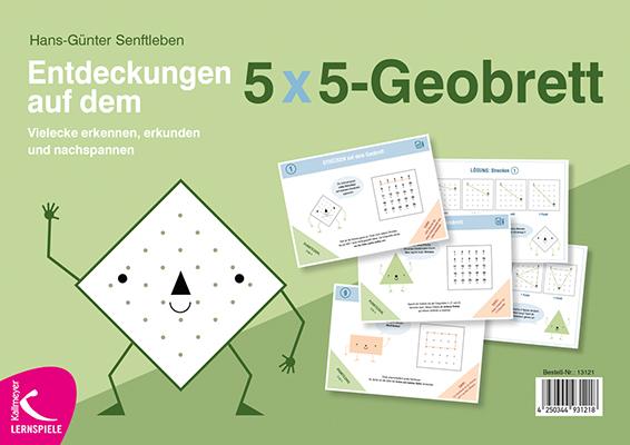 Kartei: Entdeckungen auf dem 5x5-Geobrett