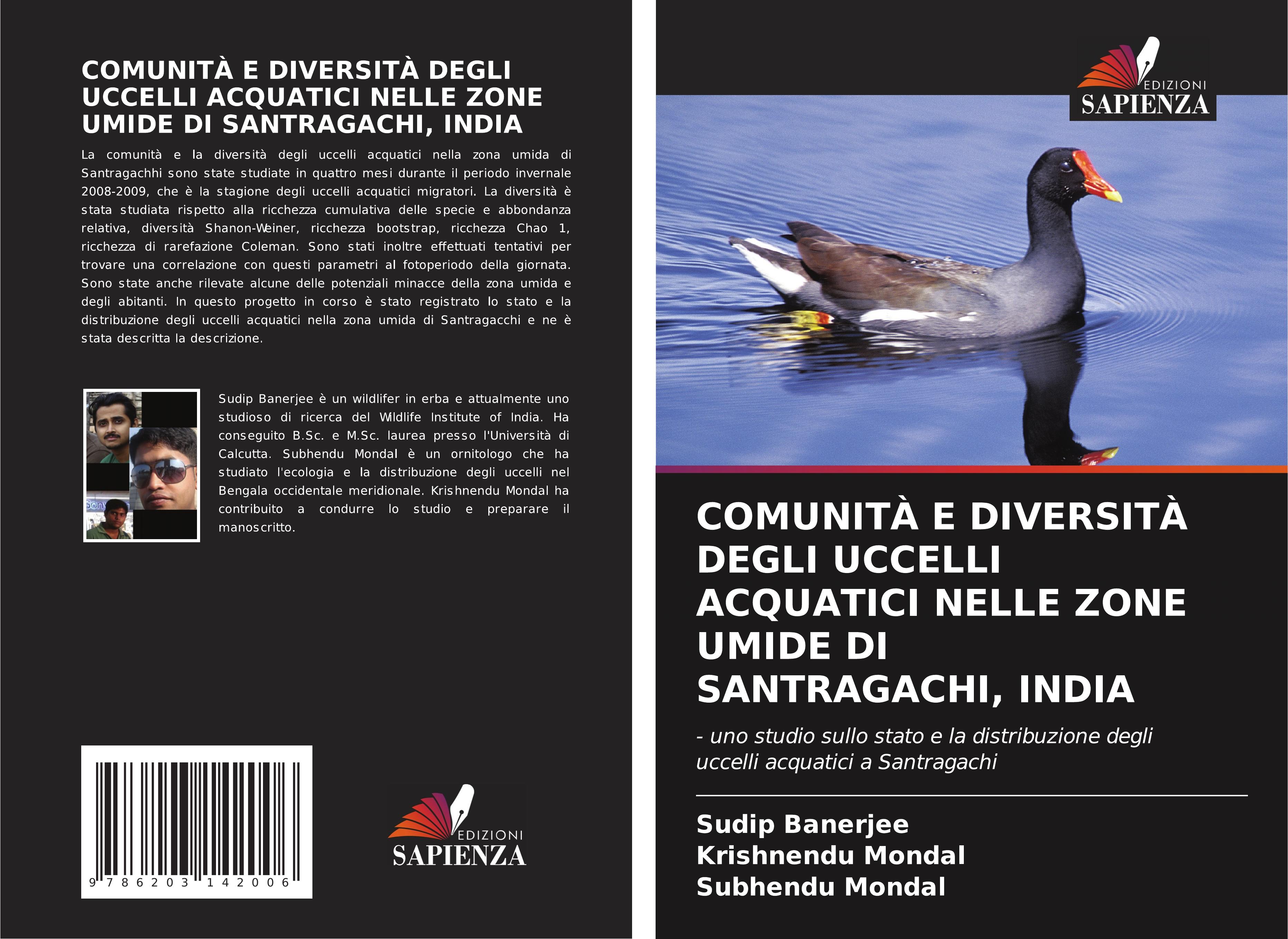 COMUNITÀ E DIVERSITÀ DEGLI UCCELLI ACQUATICI NELLE ZONE UMIDE DI SANTRAGACHI, INDIA