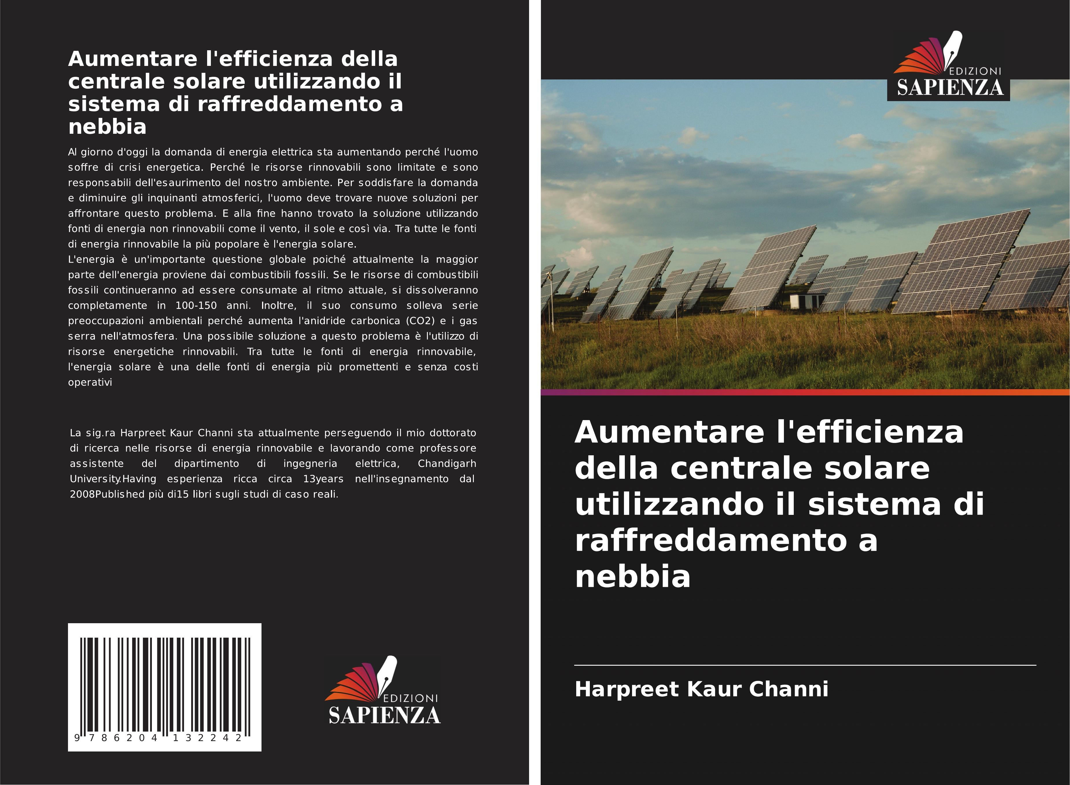 Aumentare l'efficienza della centrale solare utilizzando il sistema di raffreddamento a nebbia