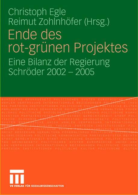 Ende des rot-grünen Projekts