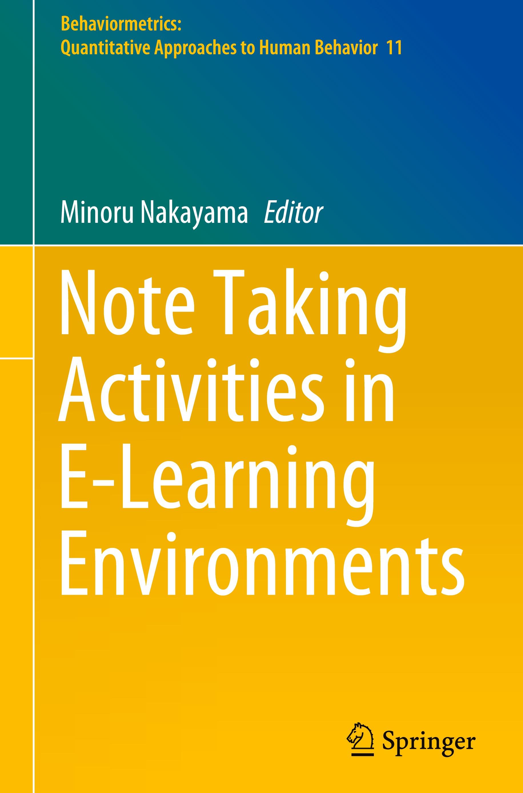 Note Taking Activities in E-Learning Environments