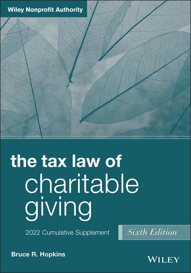 The Tax Law of Charitable Giving