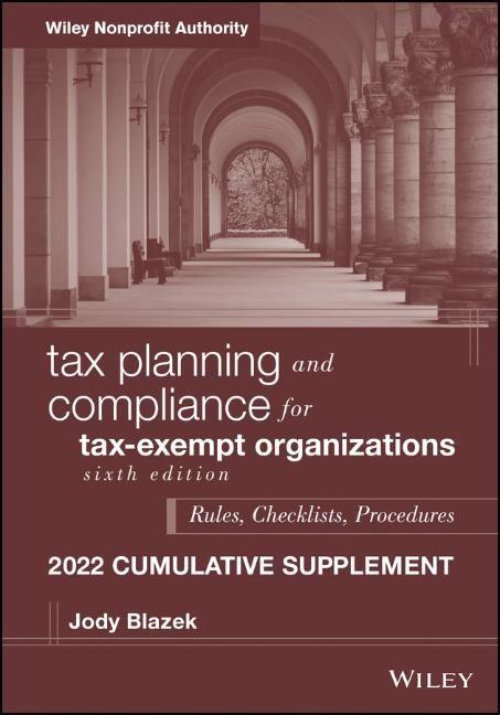 Tax Planning and Compliance for Tax-Exempt Organizations