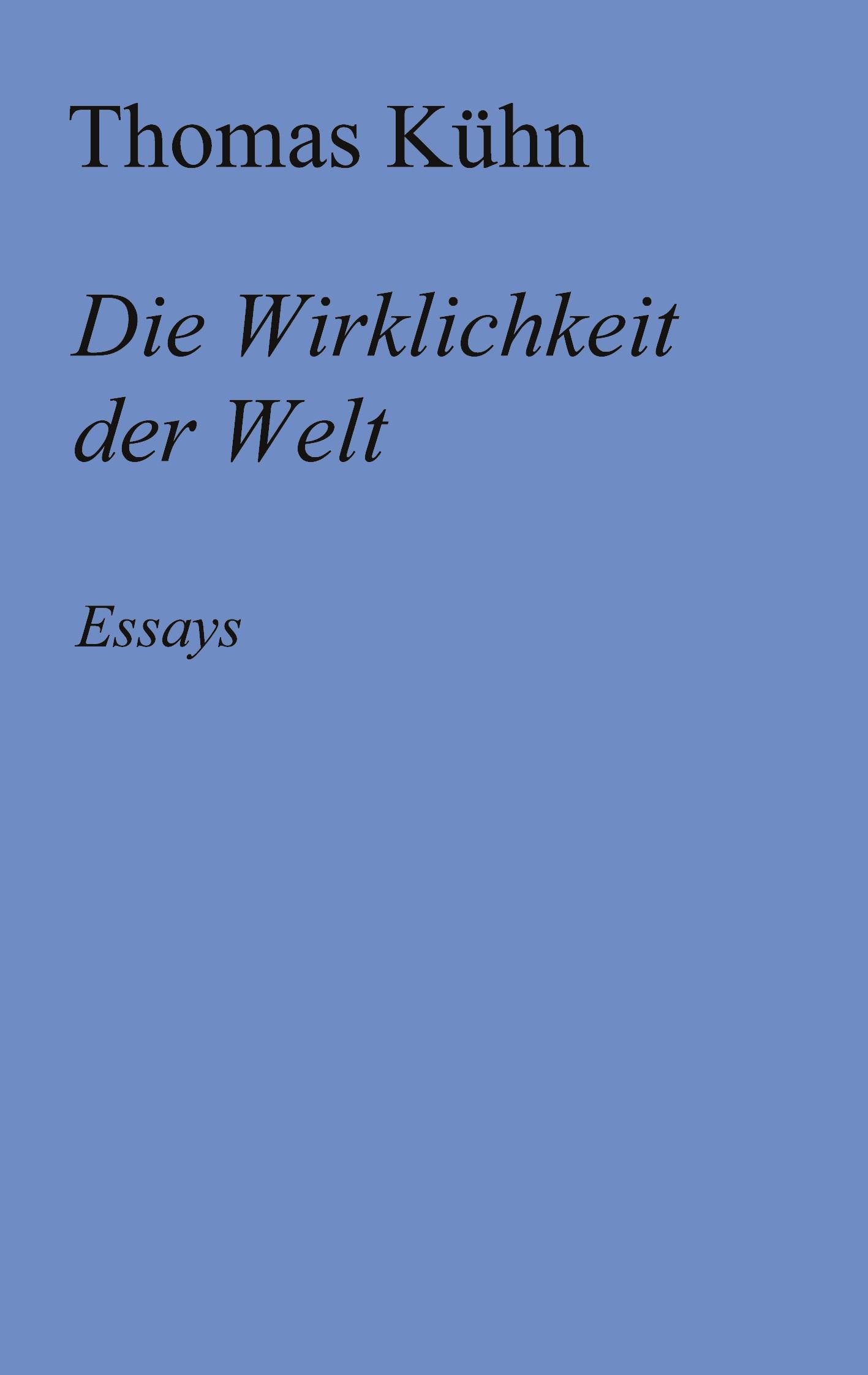 Die Wirklichkeit der Welt