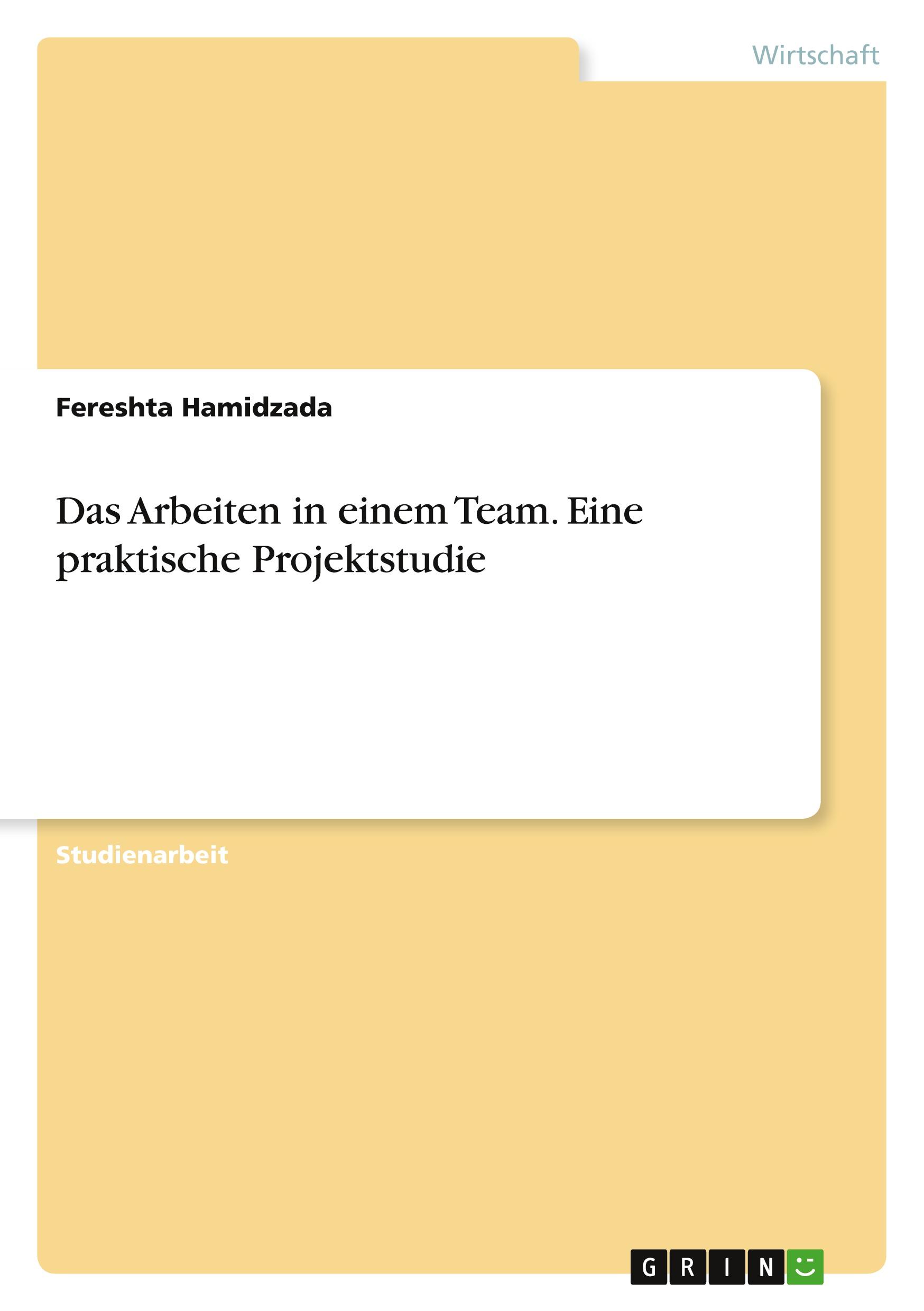 Das Arbeiten in einem Team. Eine praktische Projektstudie