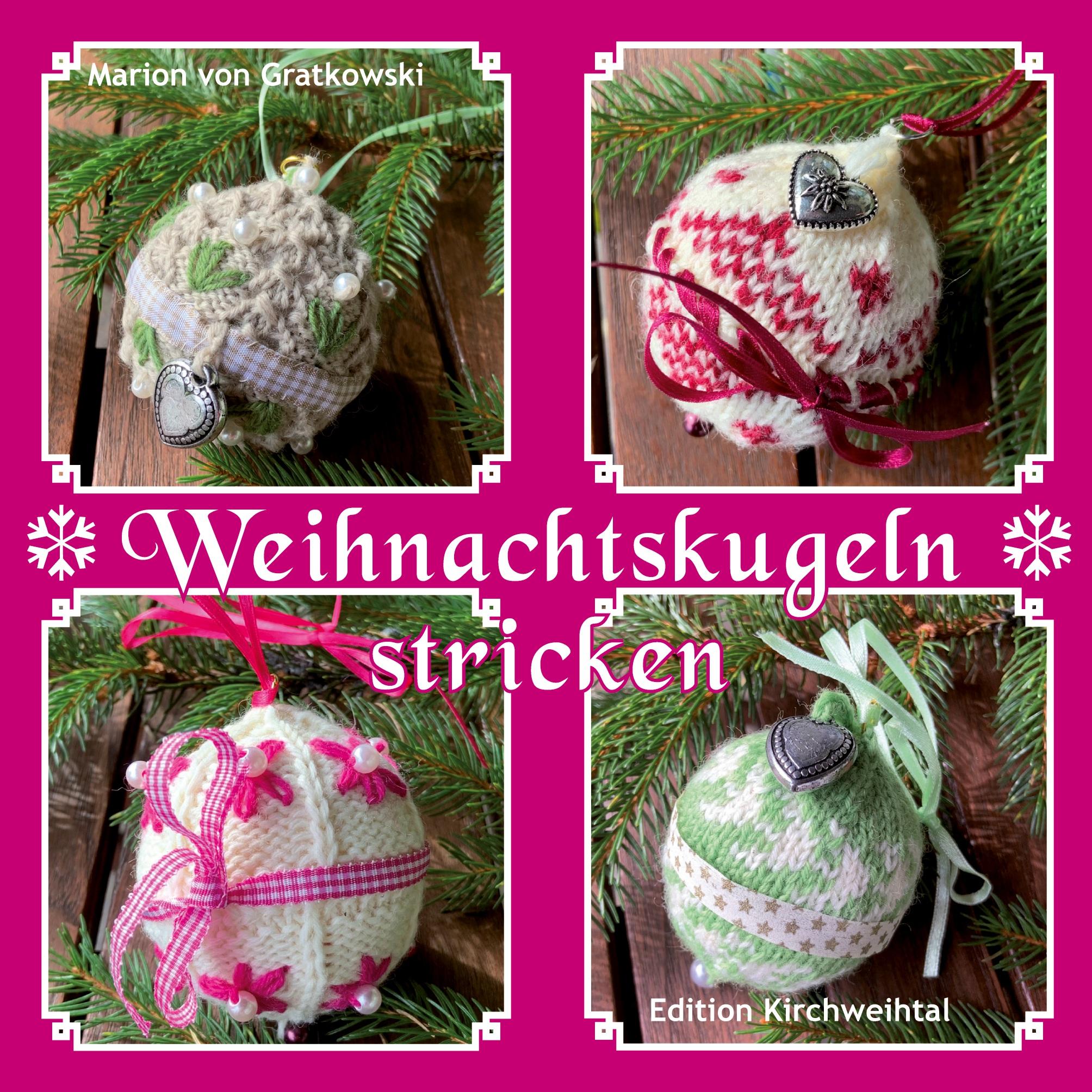 Weihnachtskugeln stricken