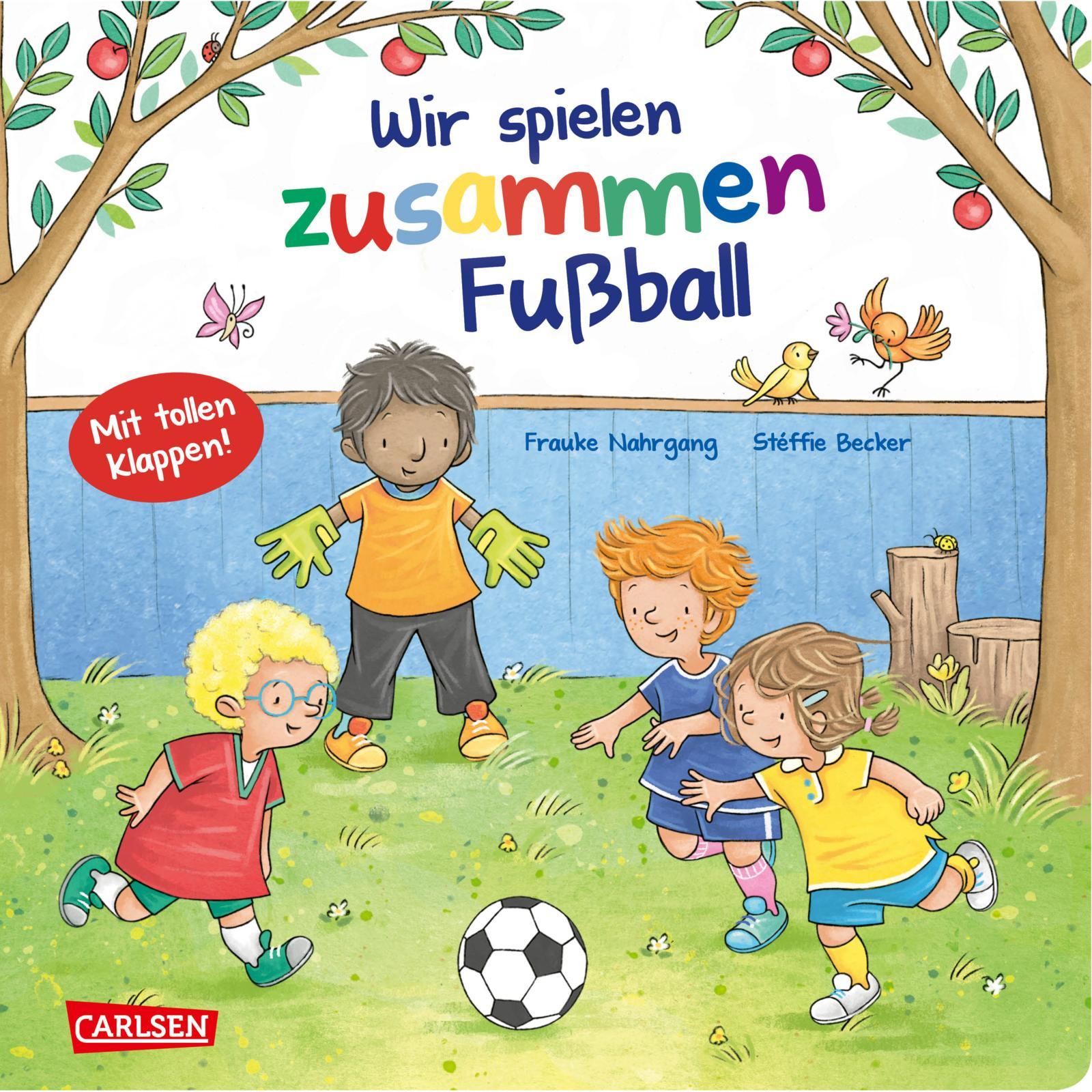 Wir spielen zusammen Fußball