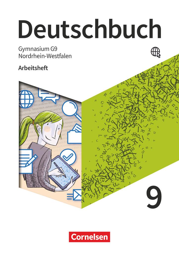 Deutschbuch Gymnasium 9. Schuljahr - Nordrhein-Westfalen - Arbeitsheft mit Lösungen