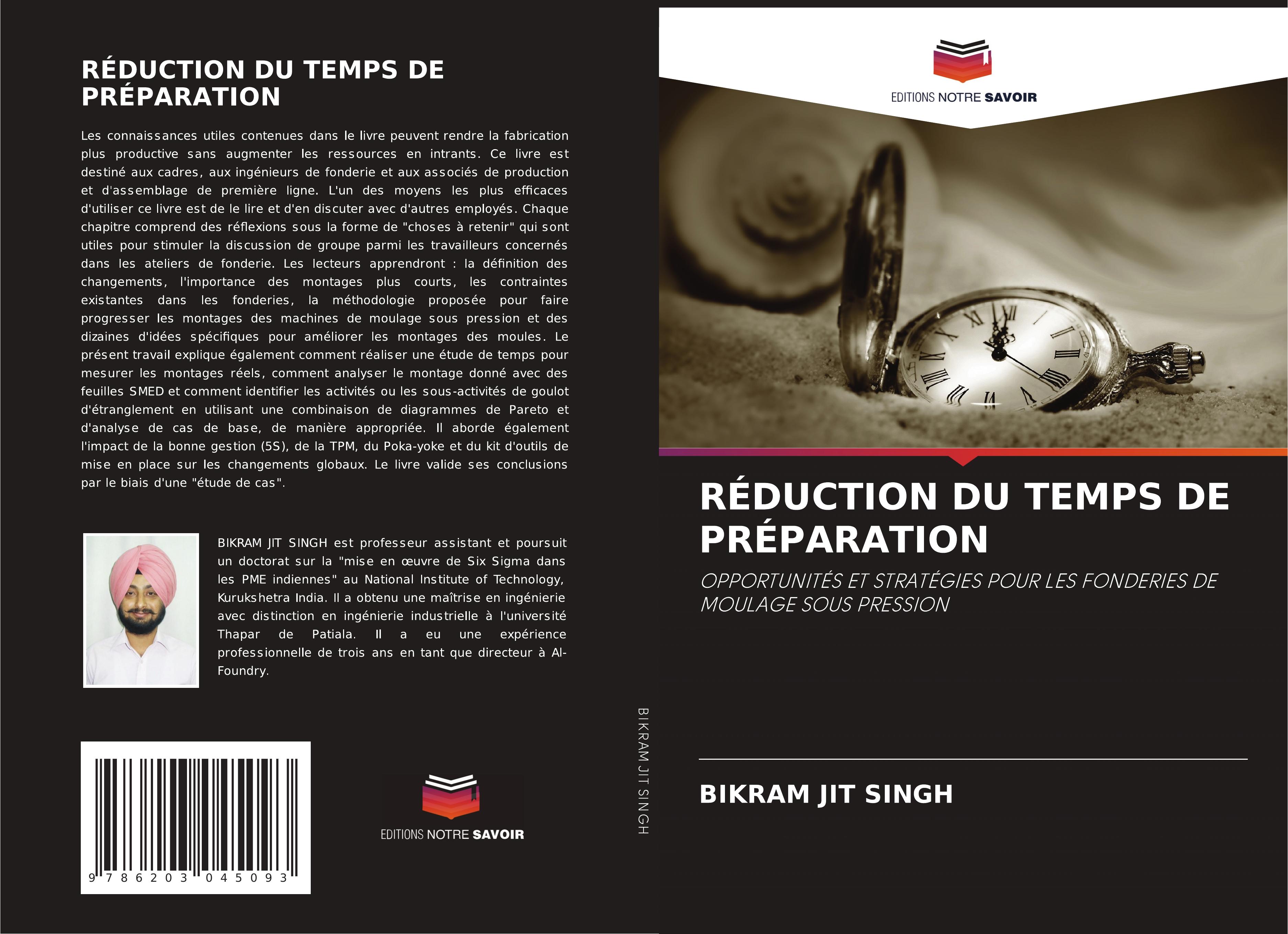 RÉDUCTION DU TEMPS DE PRÉPARATION