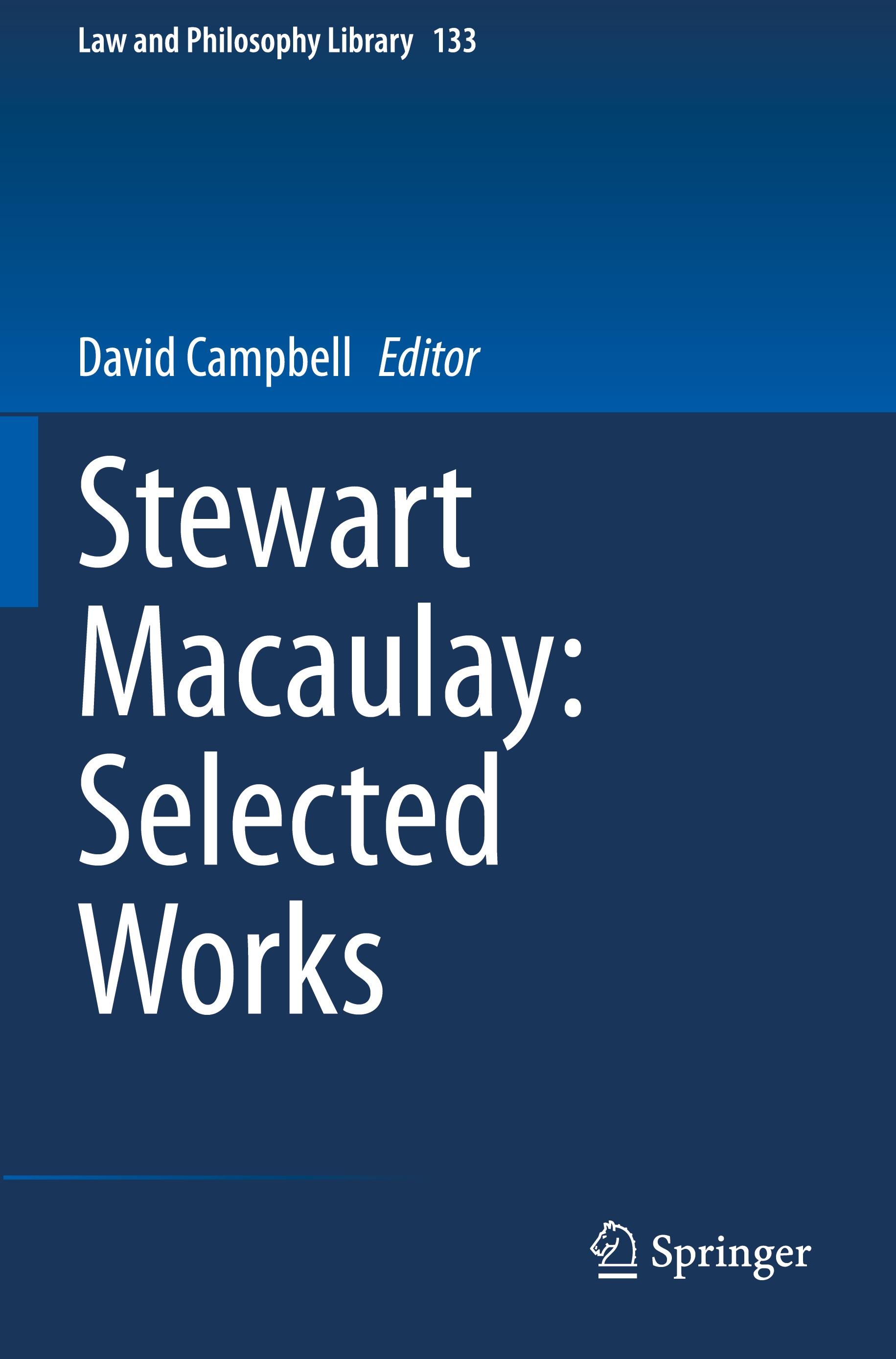 Stewart Macaulay: Selected Works