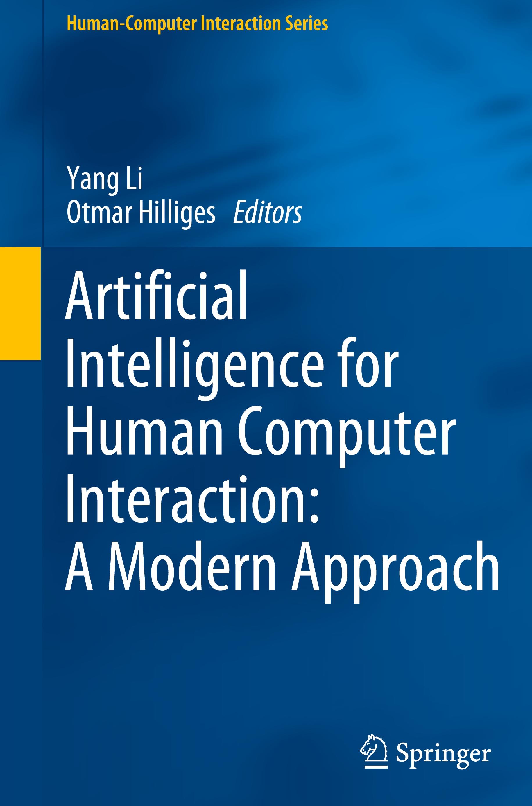 Artificial Intelligence for Human Computer Interaction: A Modern Approach