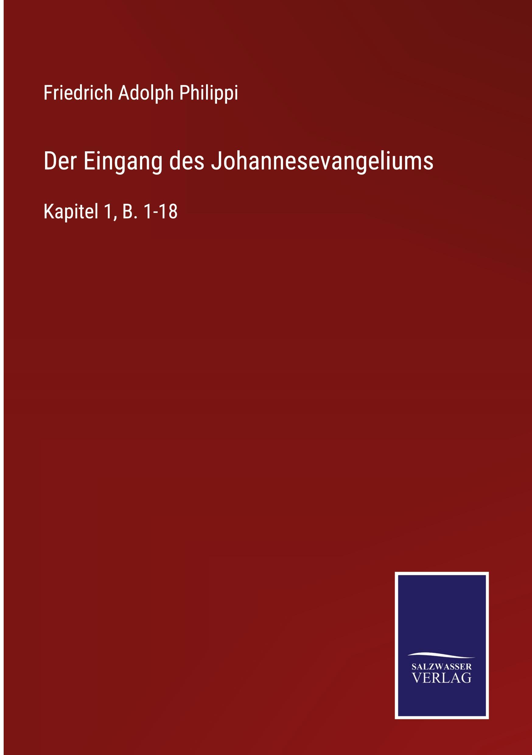 Der Eingang des Johannesevangeliums