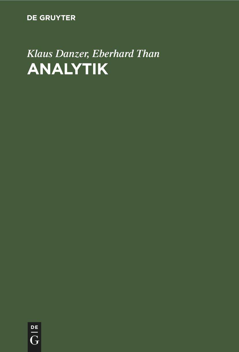 Analytik