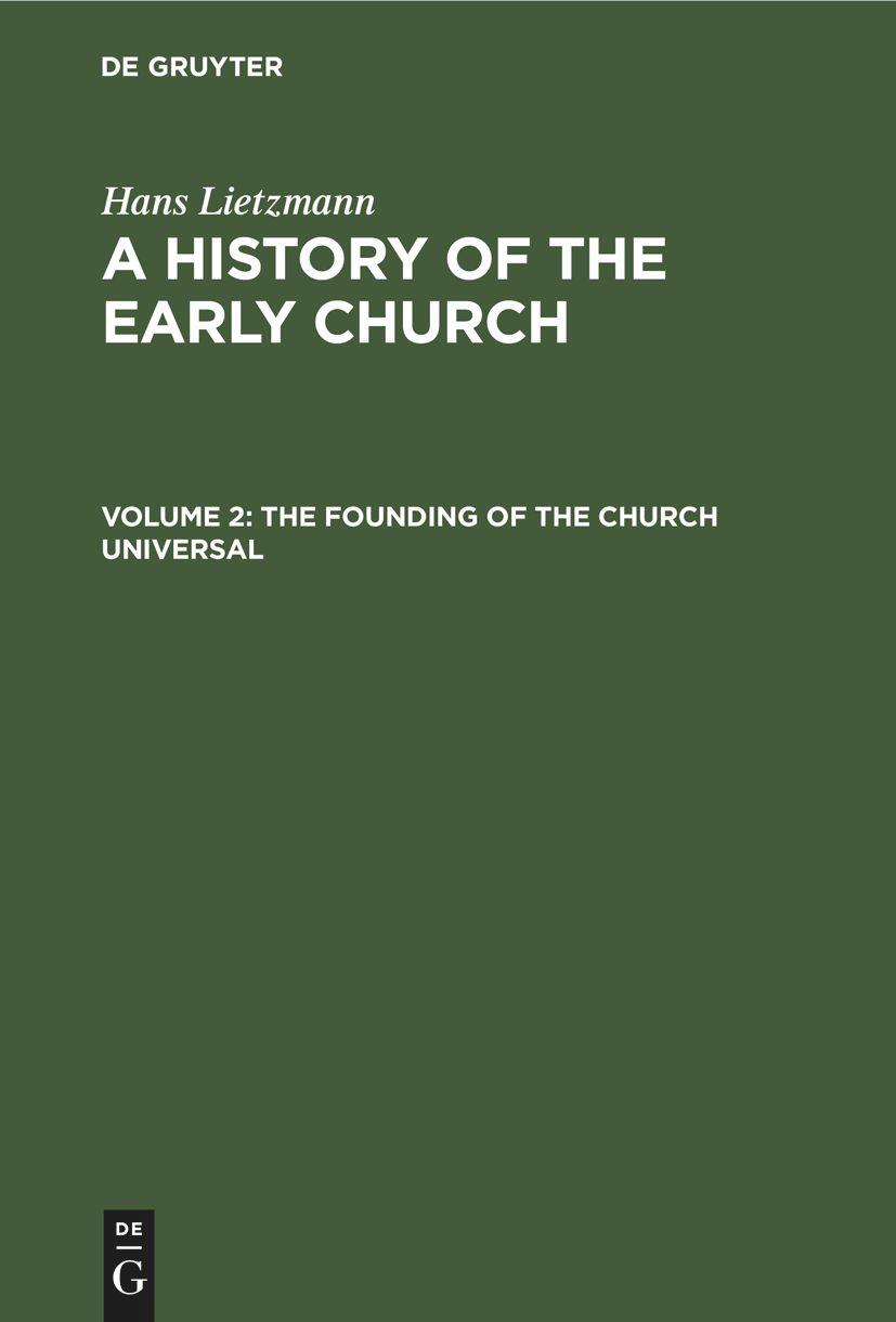 The Founding of the Church Universal