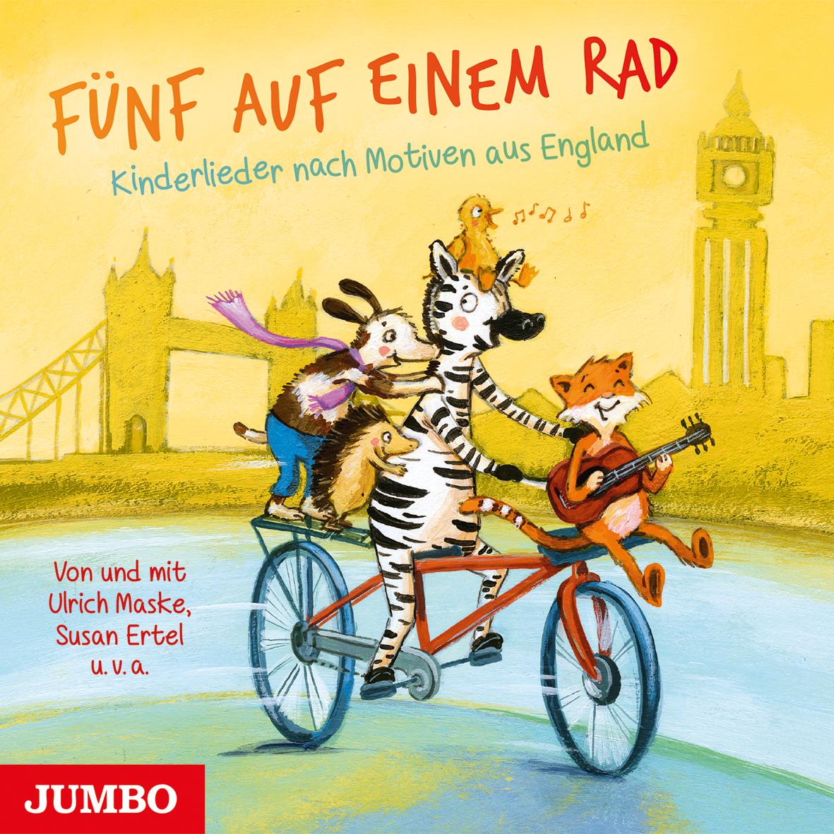 Fünf auf einem Rad. Kinderlieder nach Motiven aus England