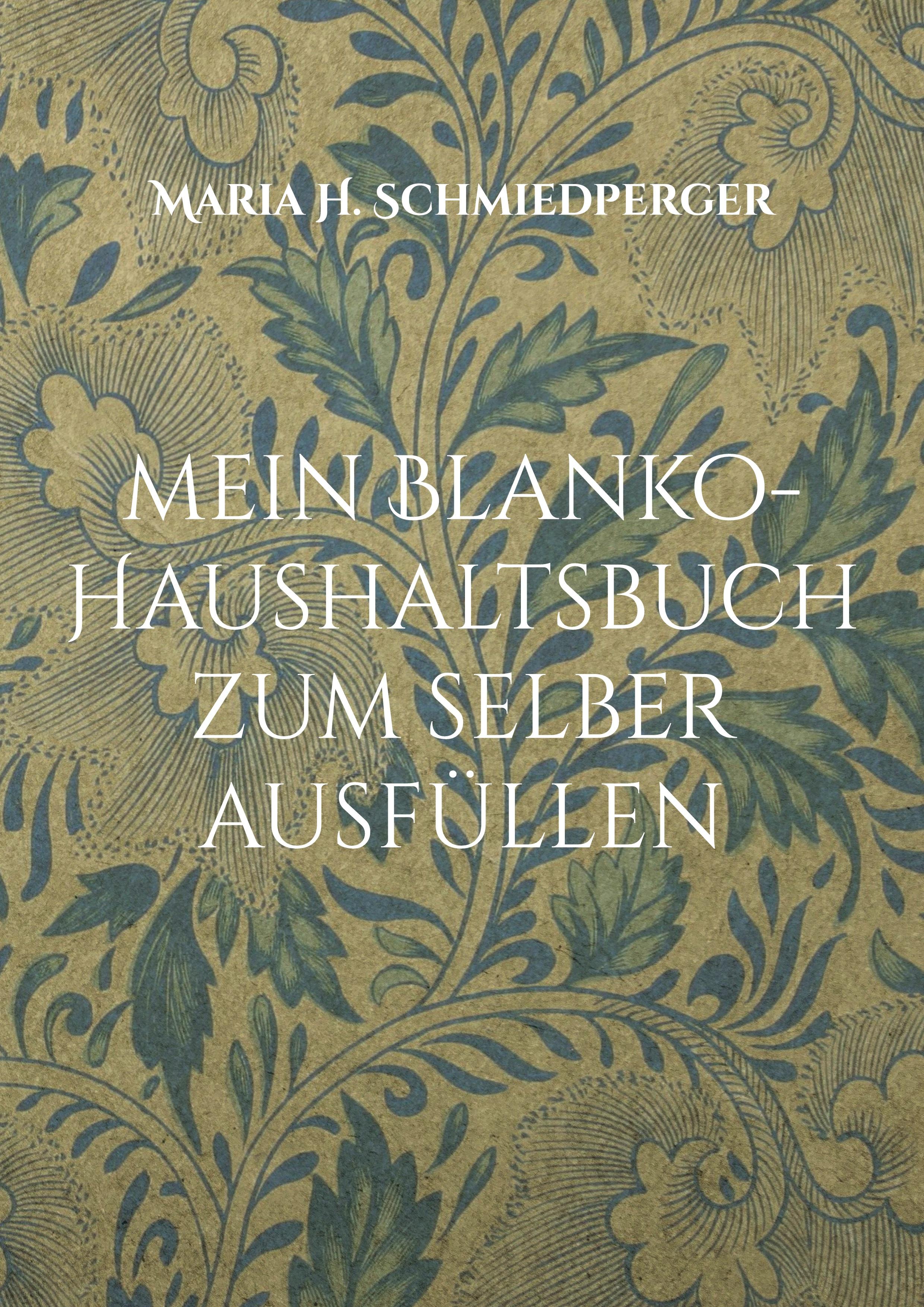 mein Blanko-Haushaltsbuch zum selber ausfüllen