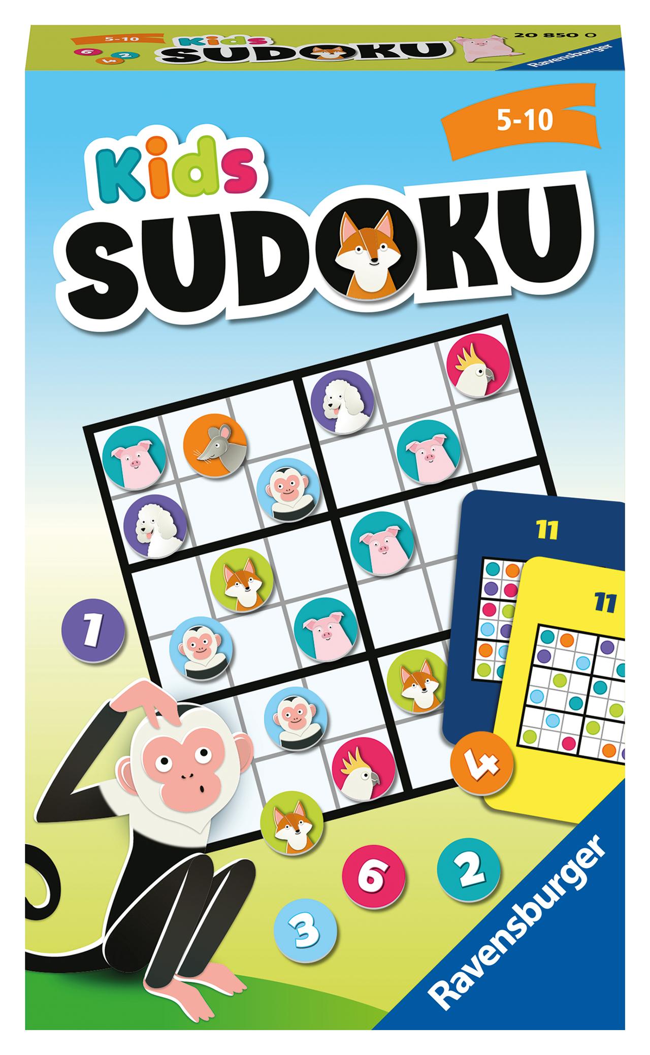 Ravensburger® -  Kids Sudoku - 20850 - Logikspiel für ein Kind von 5 bis 10 Jahren