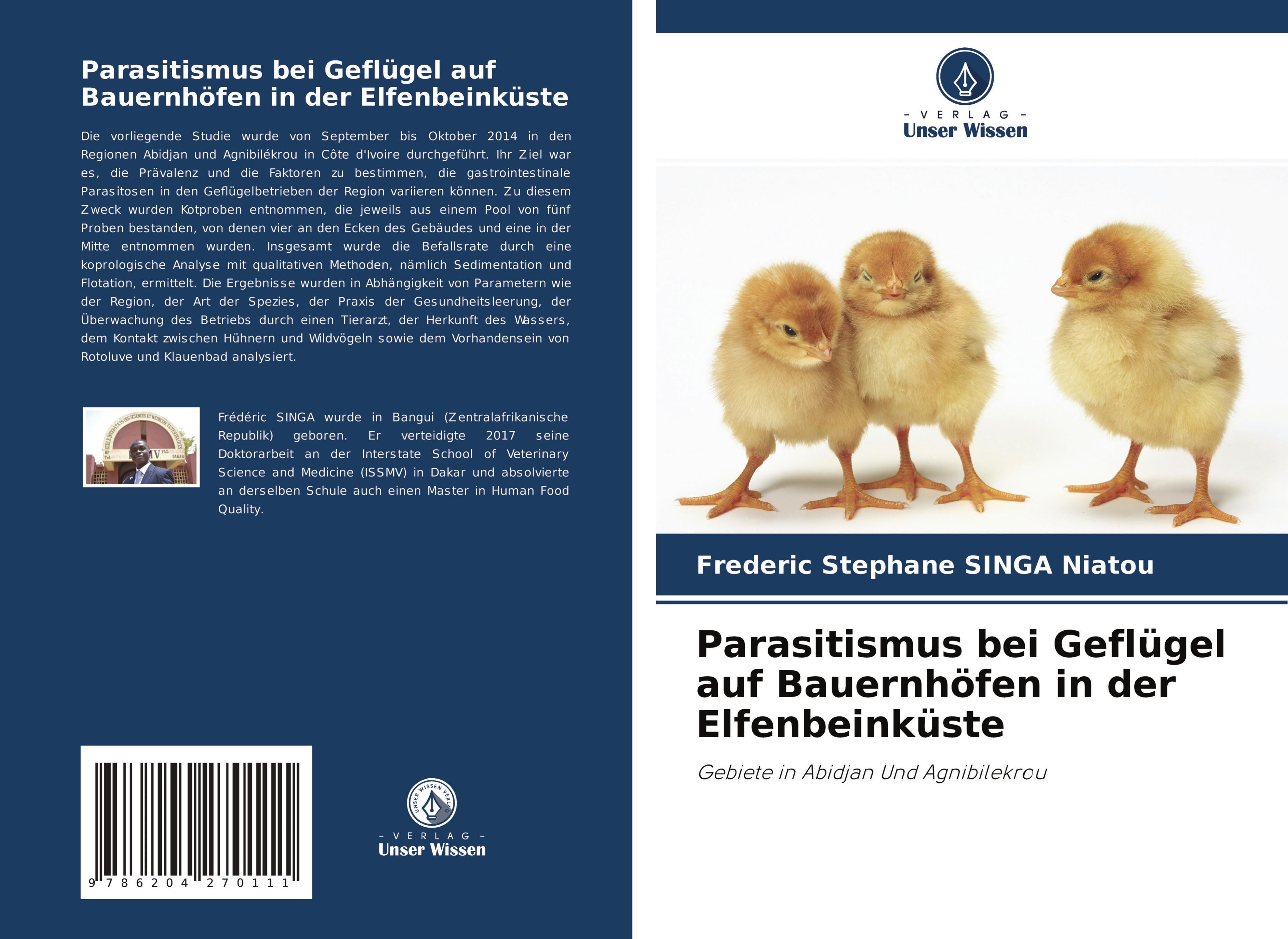 Parasitismus bei Geflügel auf Bauernhöfen in der Elfenbeinküste