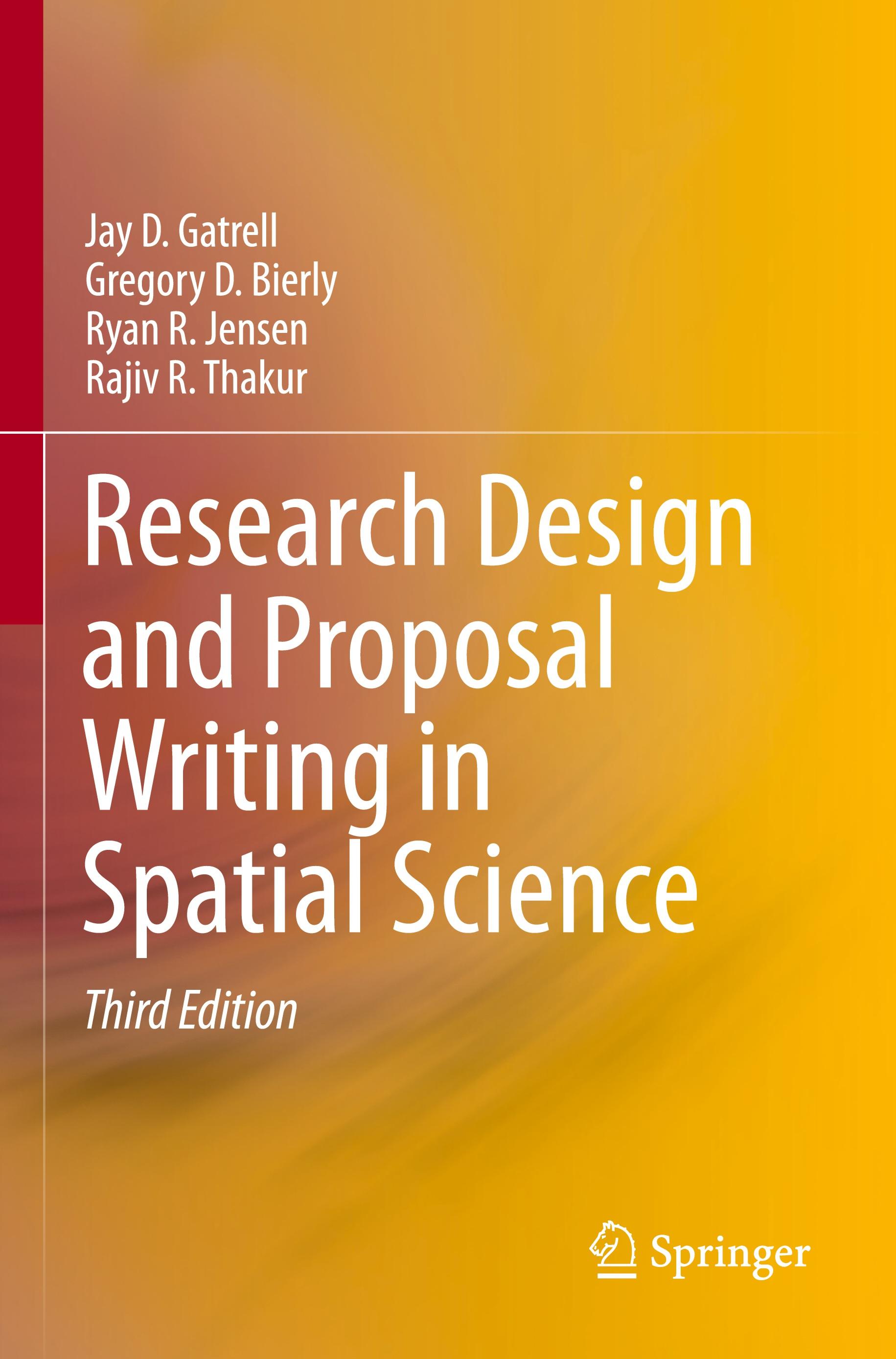 Research Design and Proposal Writing in Spatial Science