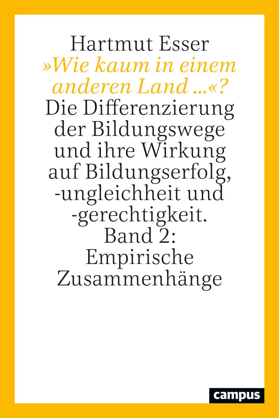 'Wie kaum in einem anderen Land ...'?