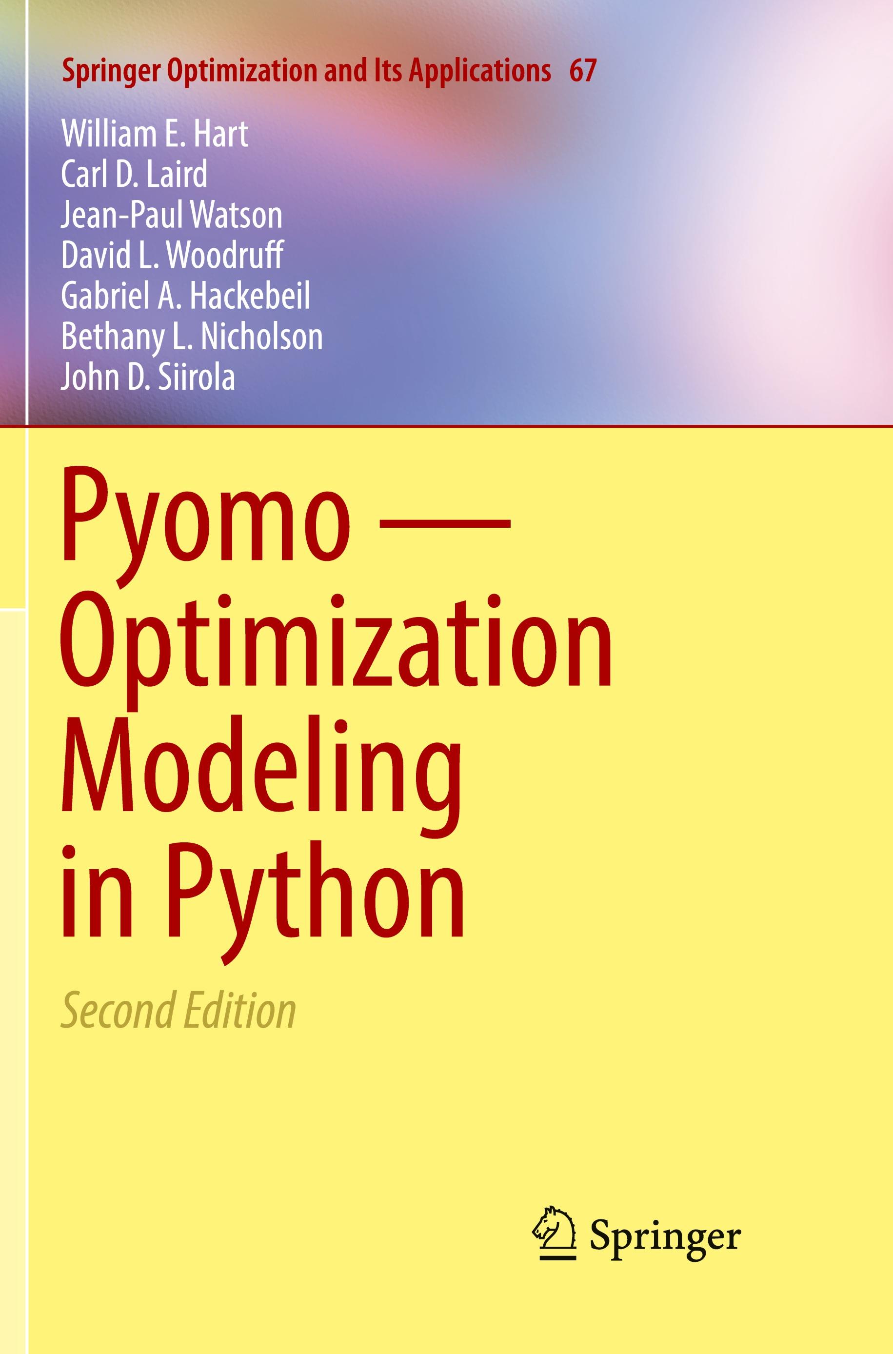 Pyomo ¿ Optimization Modeling in Python