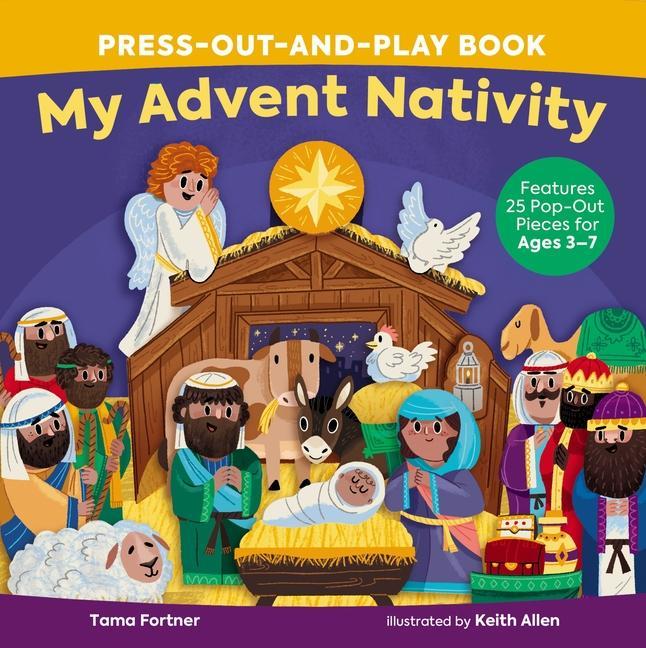 My Advent Nativity Press-Out-And-Play Book