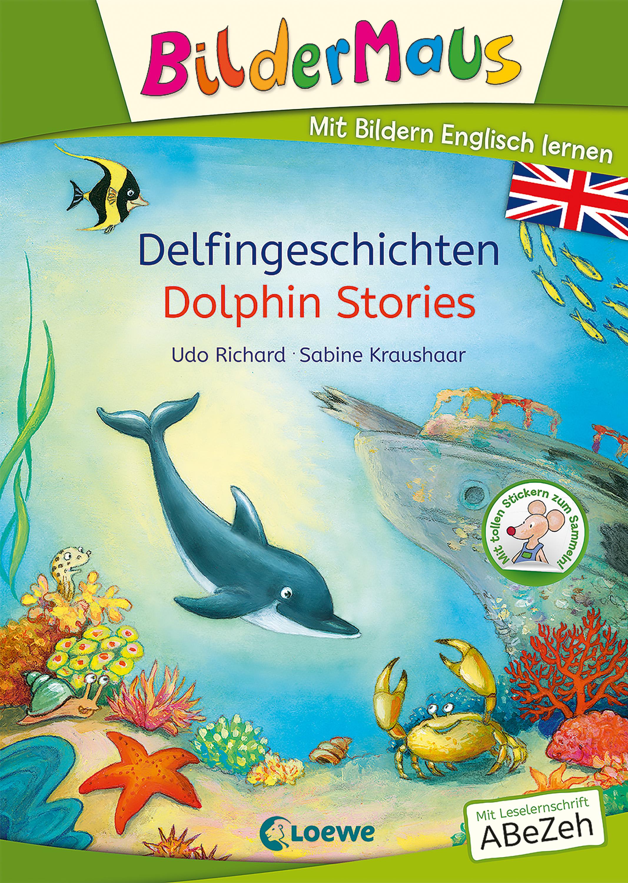 Bildermaus - Mit Bildern Englisch lernen - Delfingeschichten - Dolphin Stories