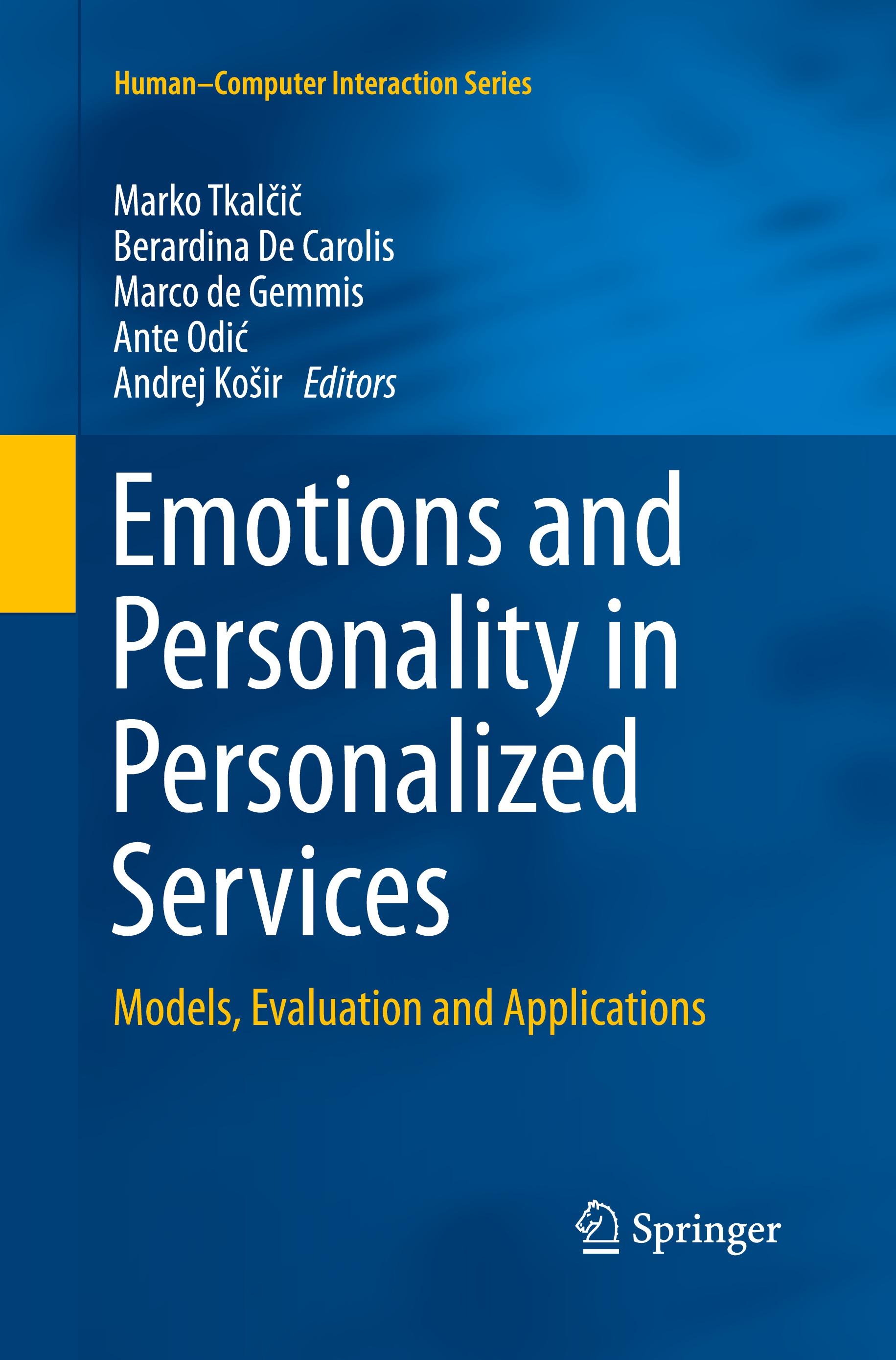 Emotions and Personality in Personalized Services