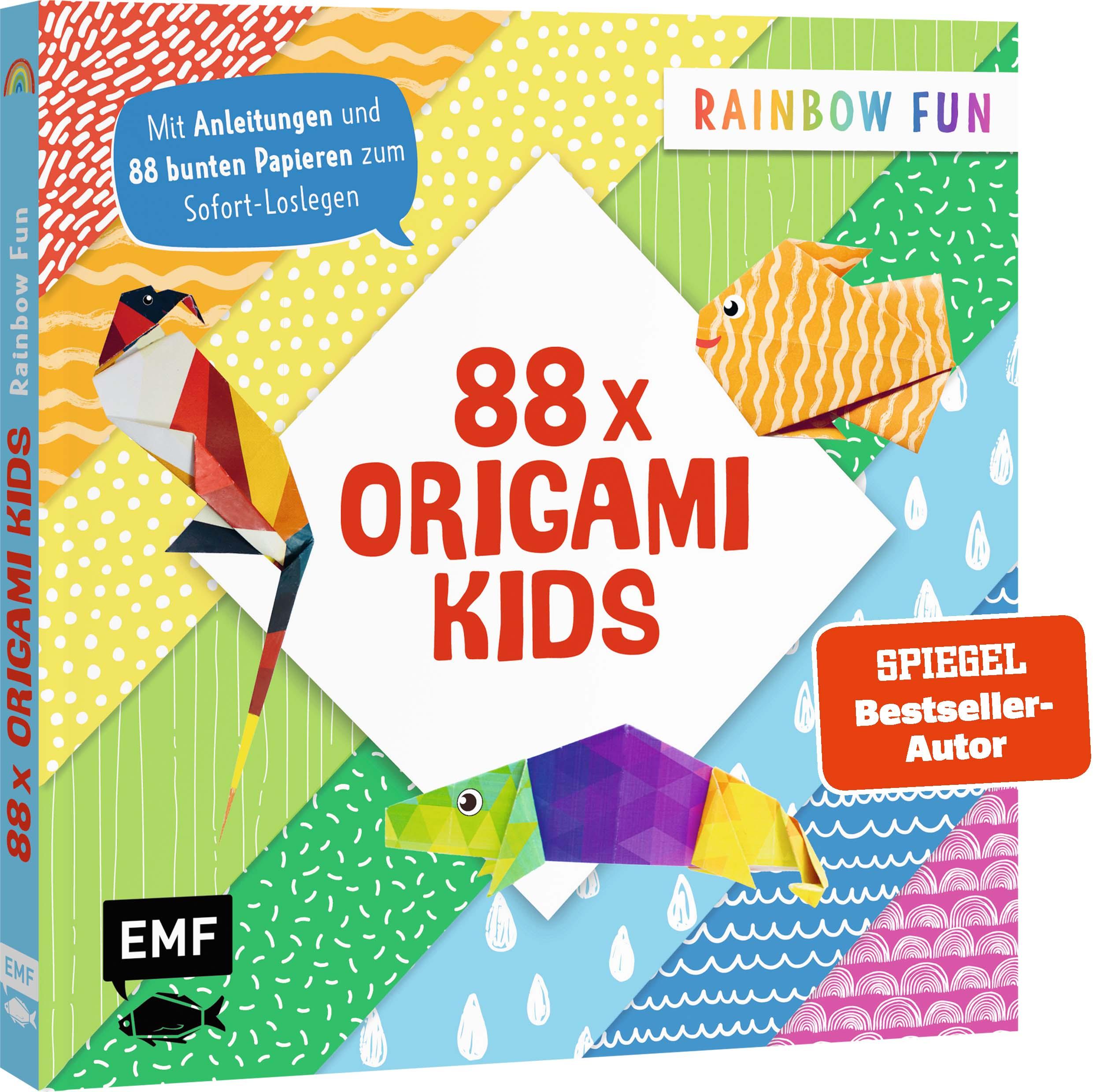 88 x Origami Kids - Rainbow Fun