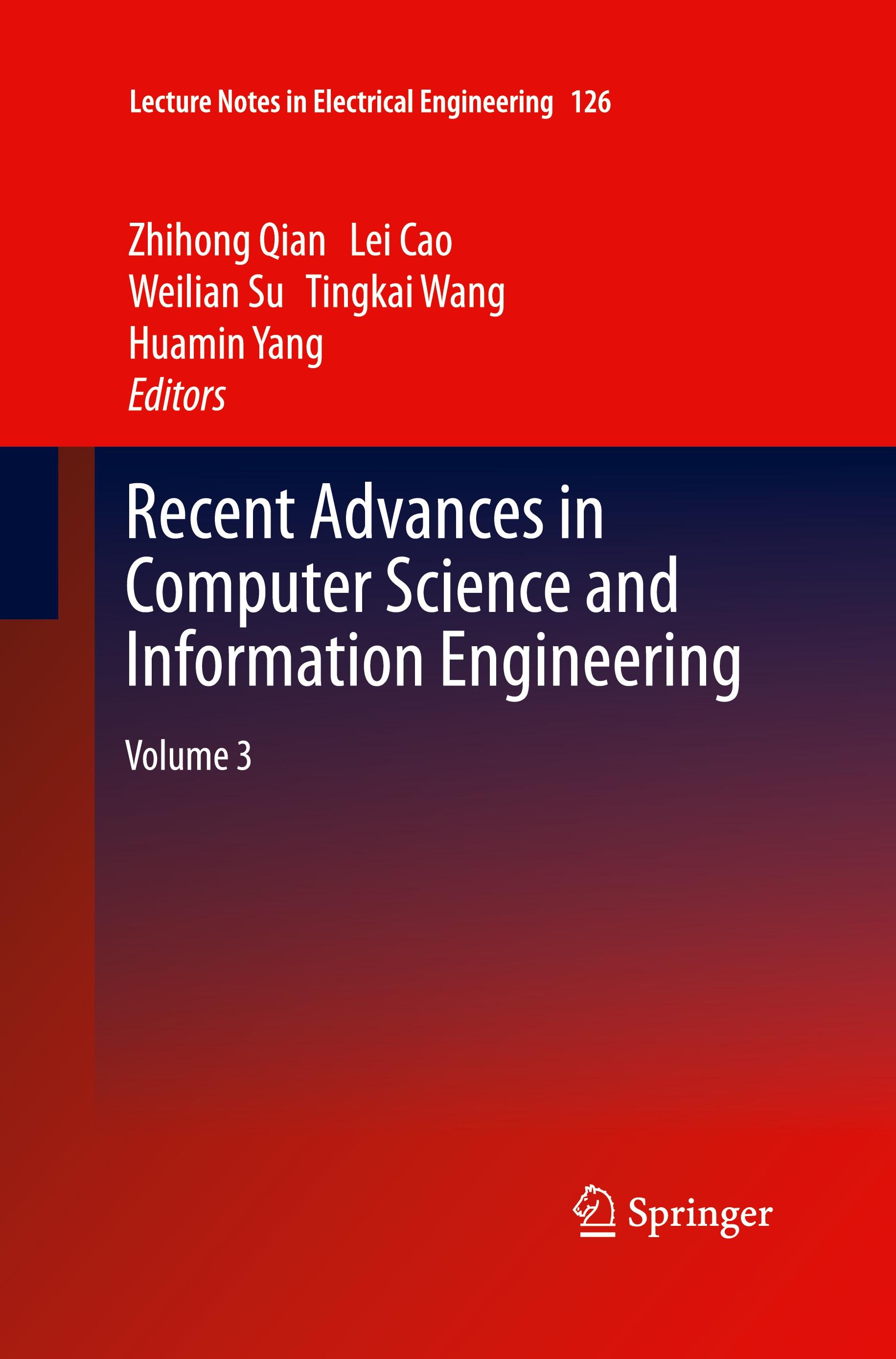 Recent Advances in Computer Science and Information Engineering