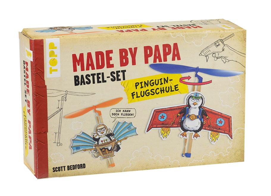 Made by Papa Bastel-Set Pinguin-Flugschule