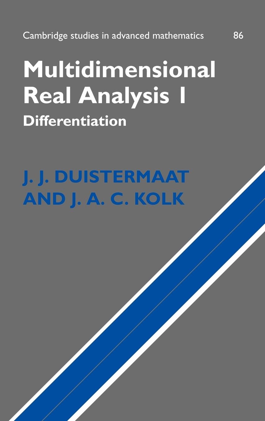 Multidimensional Real Analysis I