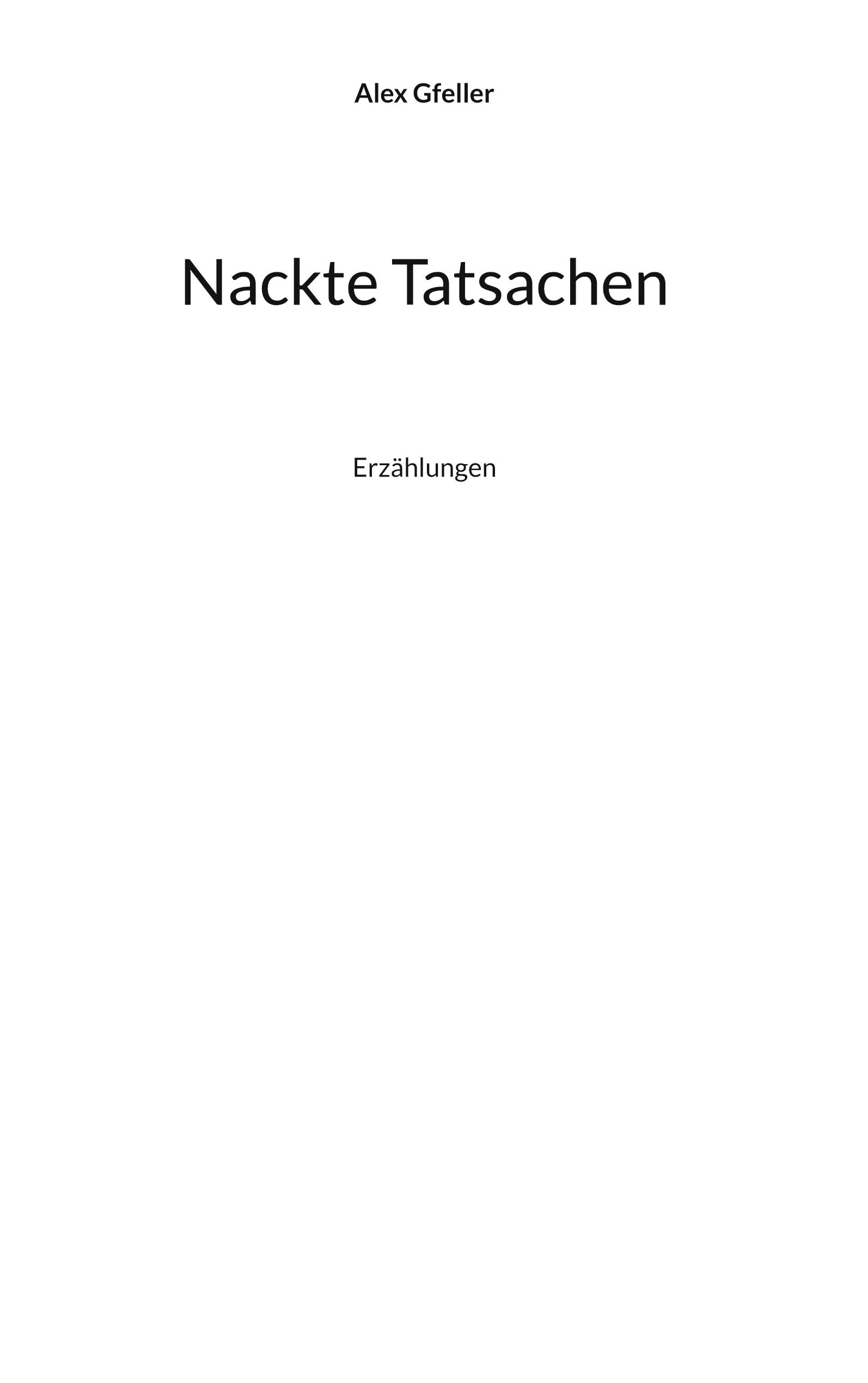 Nackte Tatsachen