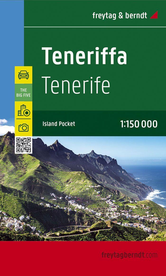 Teneriffa, Straßenkarte 1:150.000, freytag & berndt