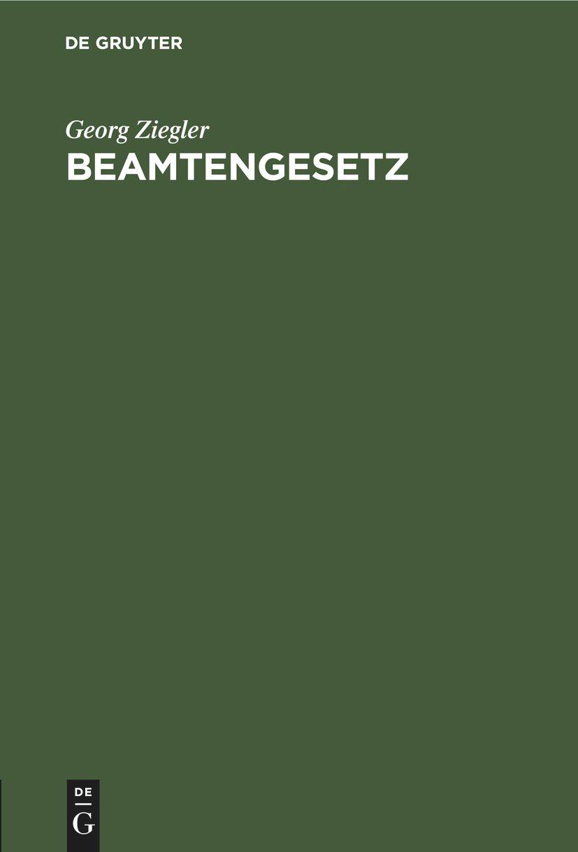 Beamtengesetz